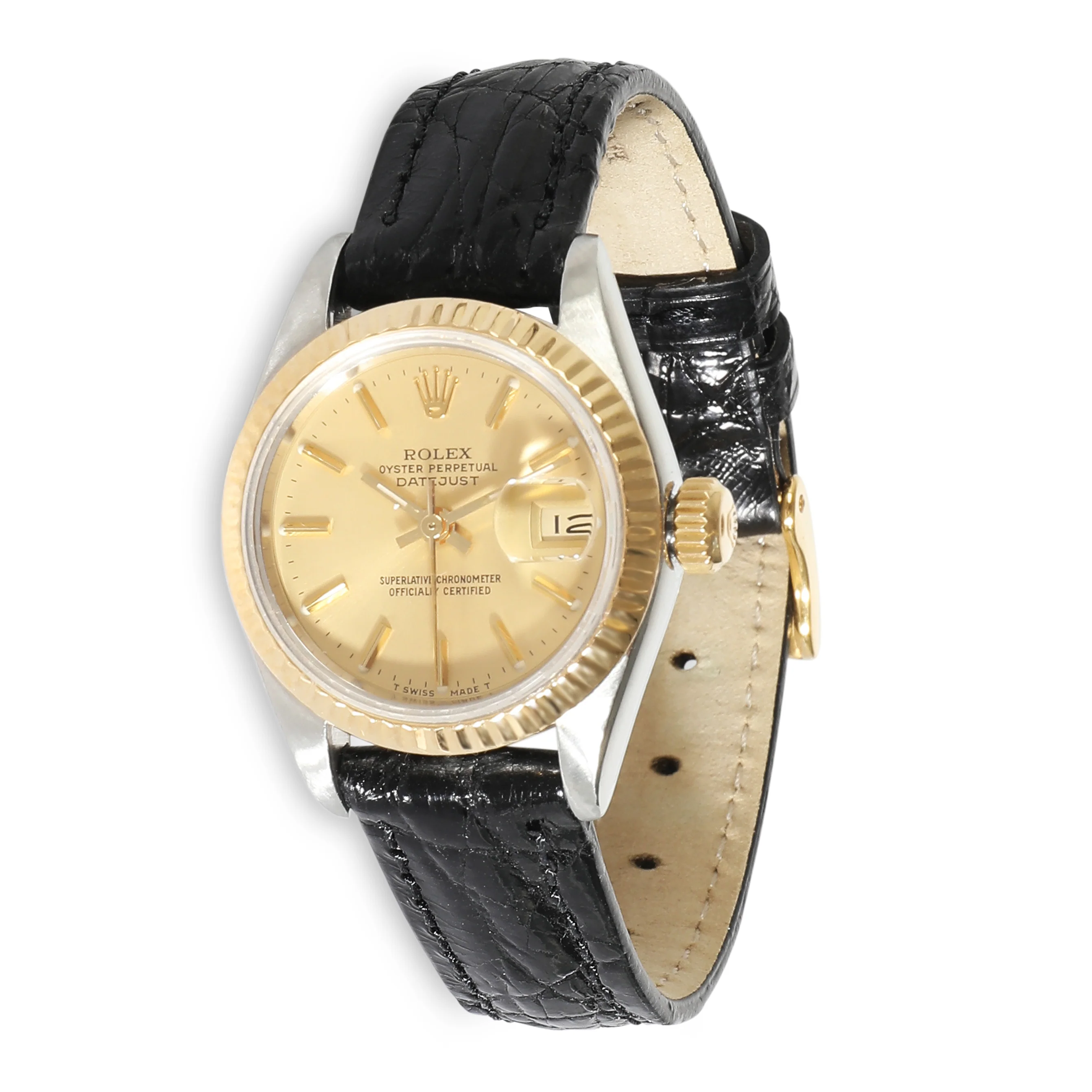 Datejust 69173 Womens Watch in 18K Stainless Steel & Yellow Gold - Image 3