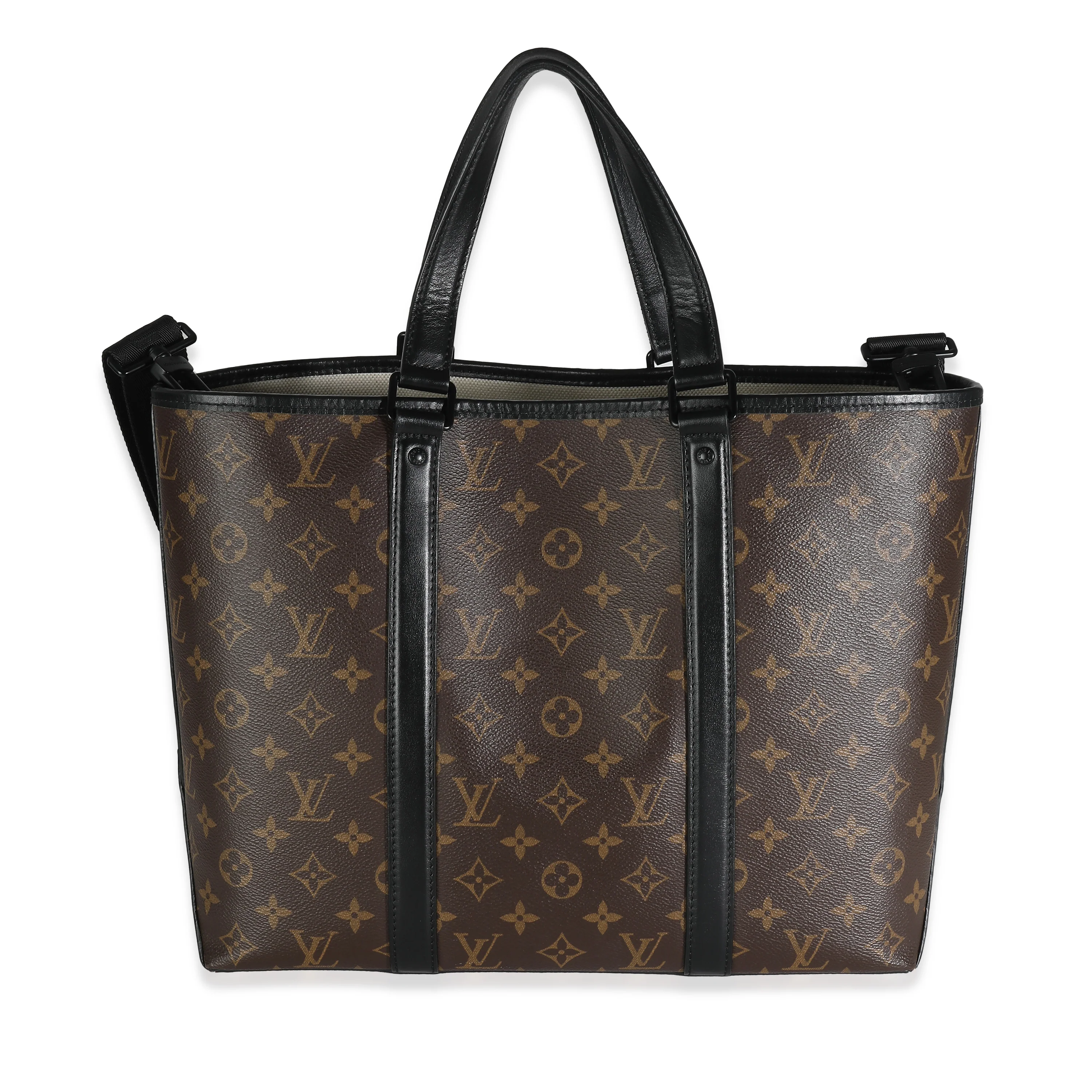Louis Vuitton Monogram Macassar Canvas Weekend Tote