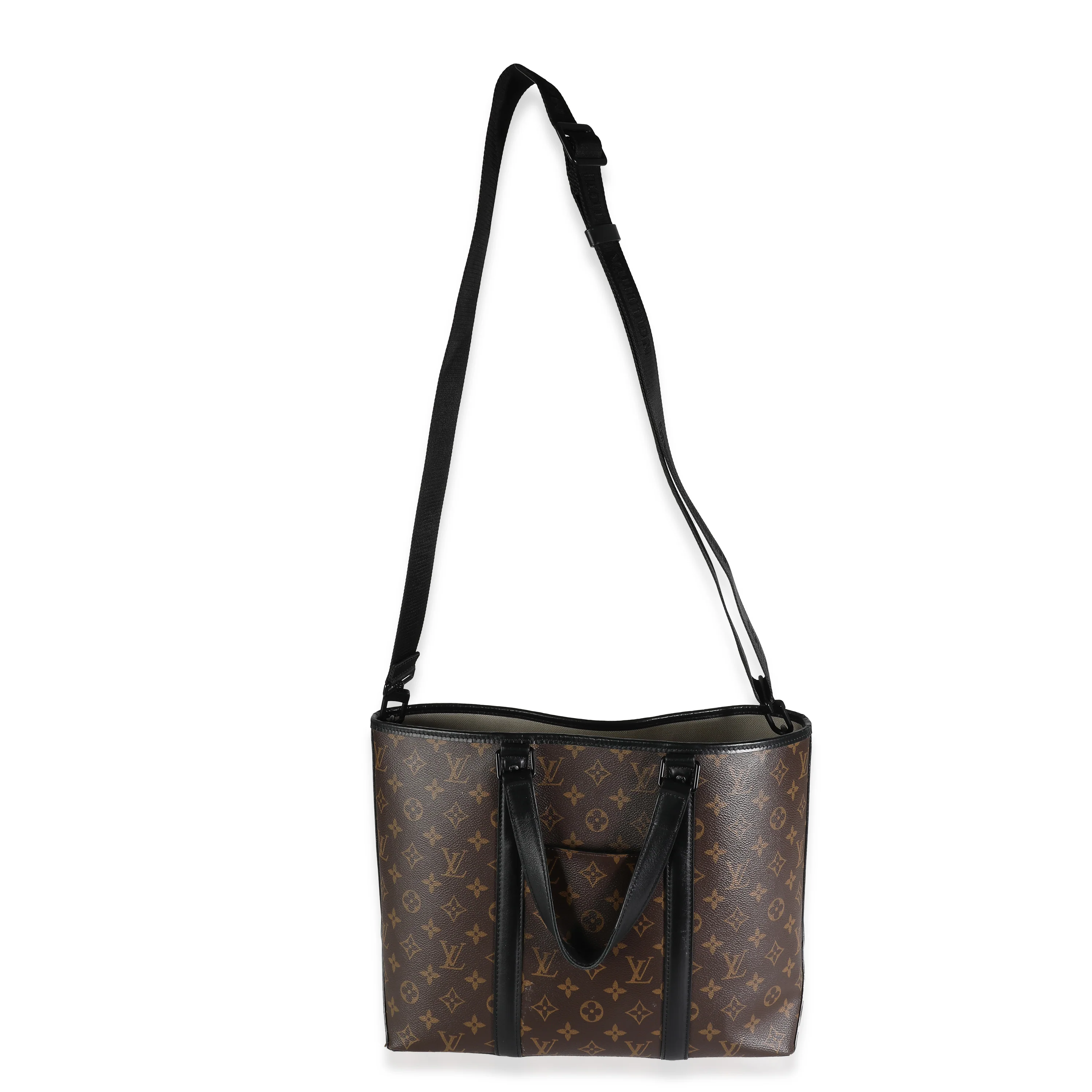 Louis Vuitton Monogram Macassar Canvas Weekend Tote - Image 7