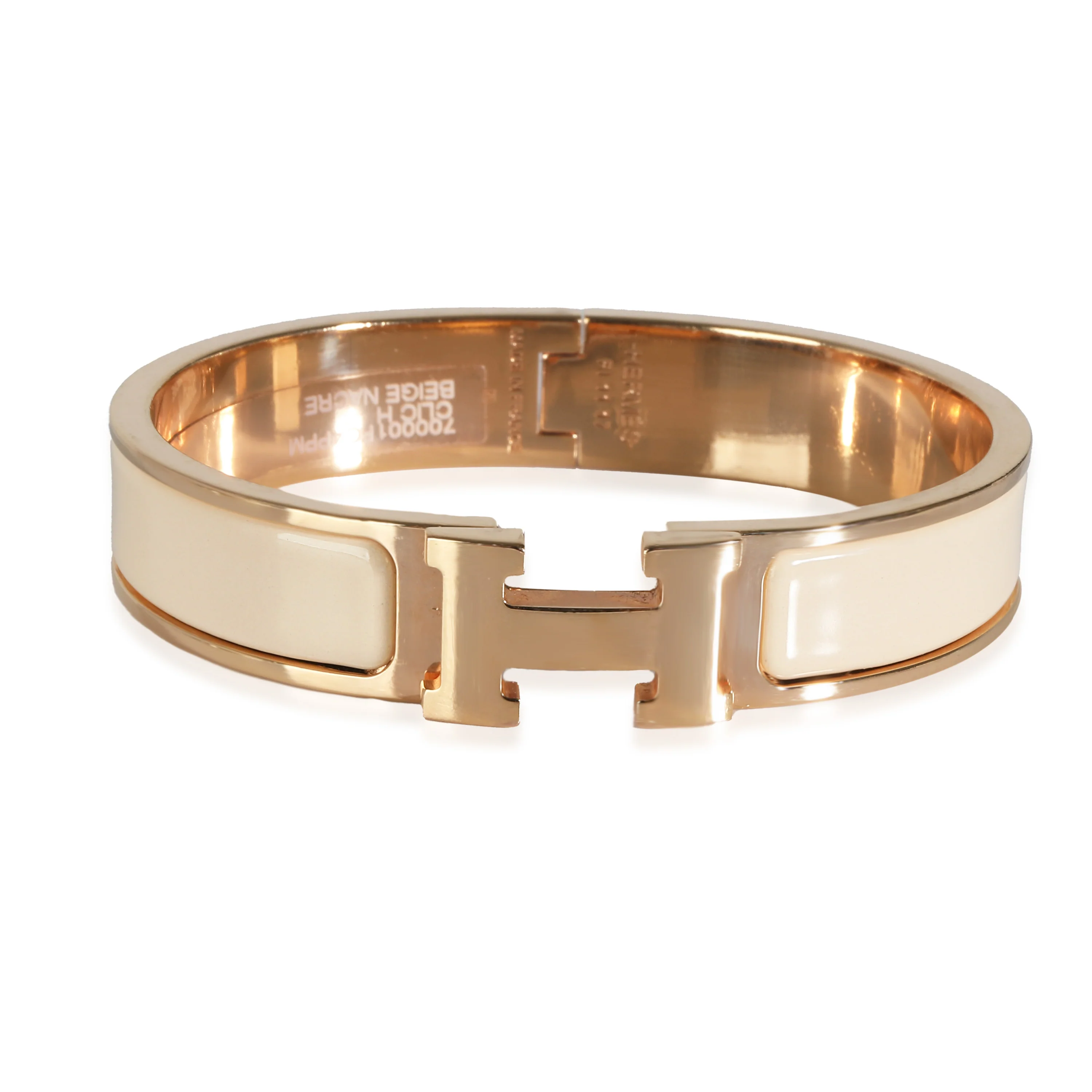 Hermès Clic H Bracelet in Gold Plated
