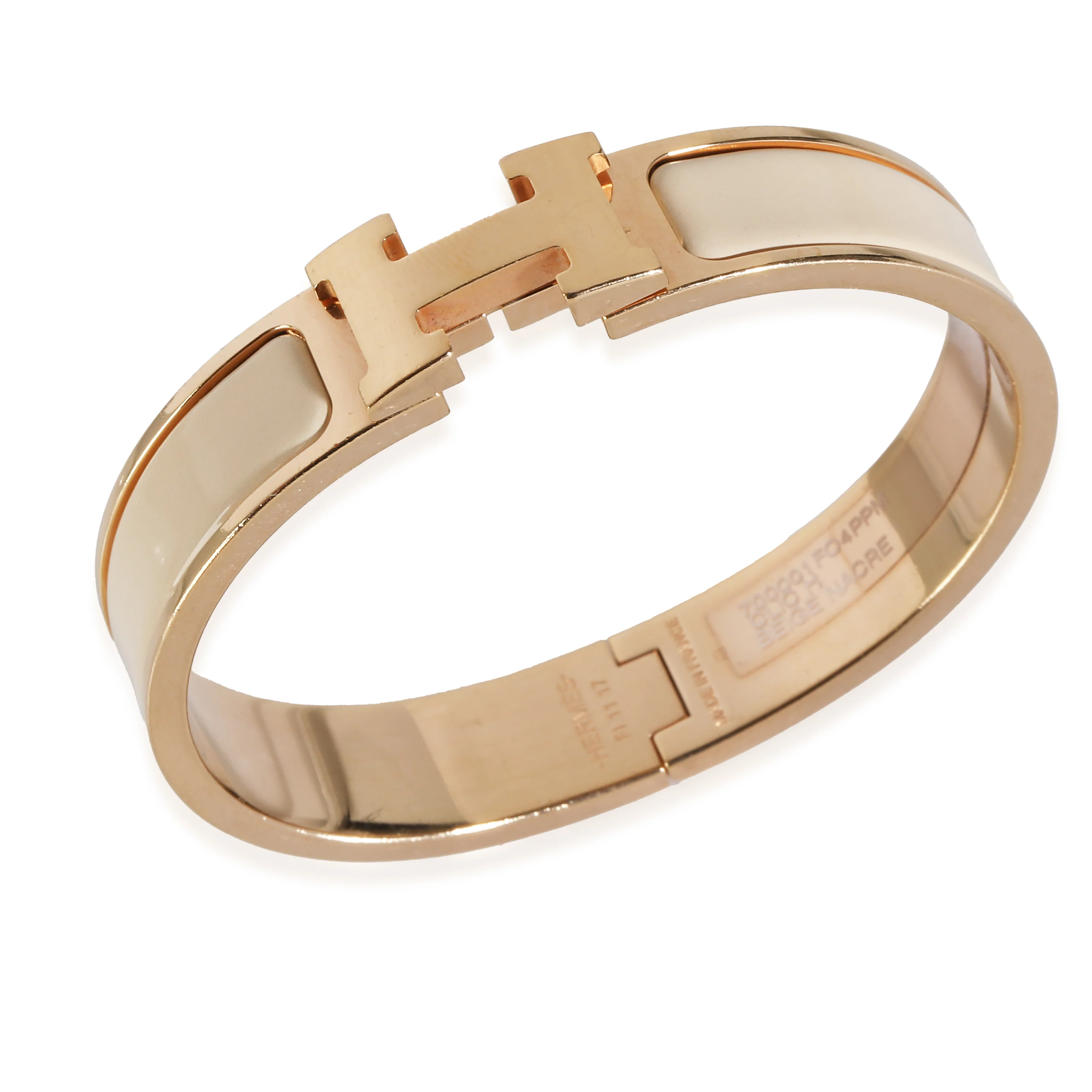 Hermès Clic H Bracelet in Gold Plated - Image 6