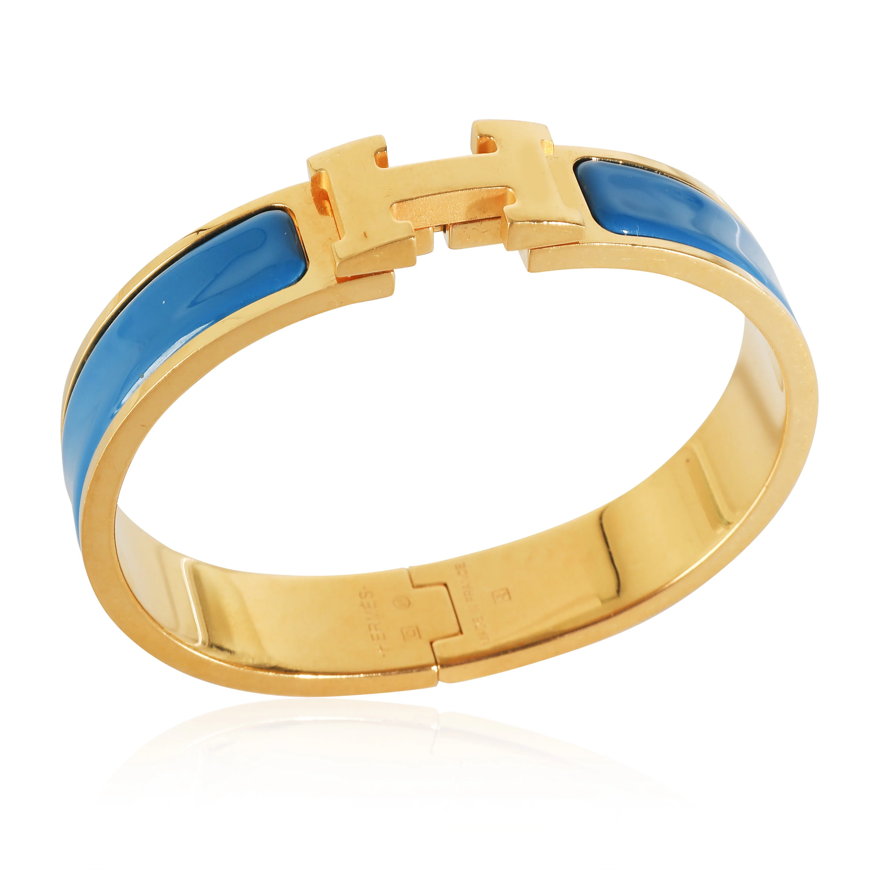Clic H Bracelet in Bleu Cielo - Image 3