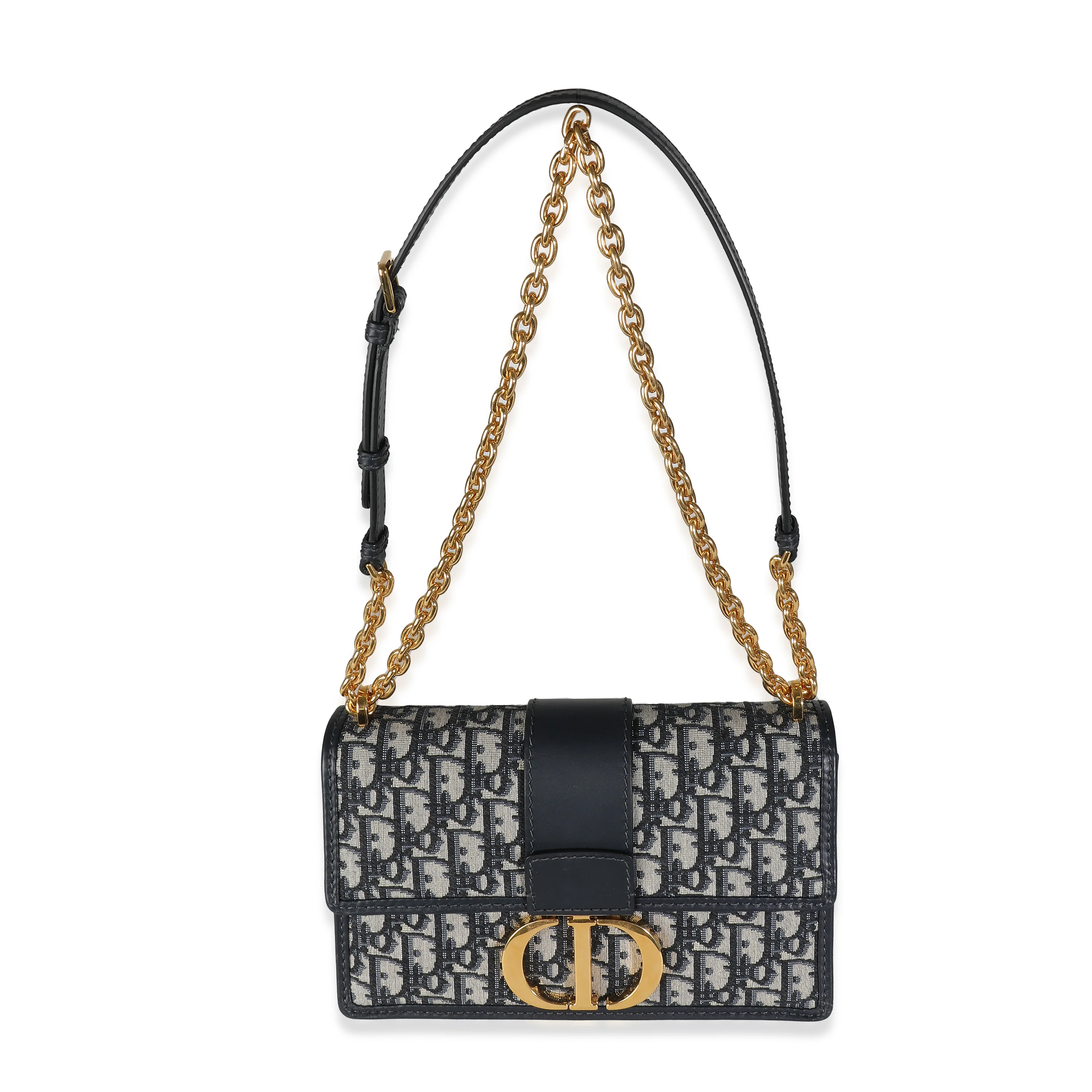 Christian Dior Blue Oblique Dior 30 Montaigne Chain Bag - Image 8