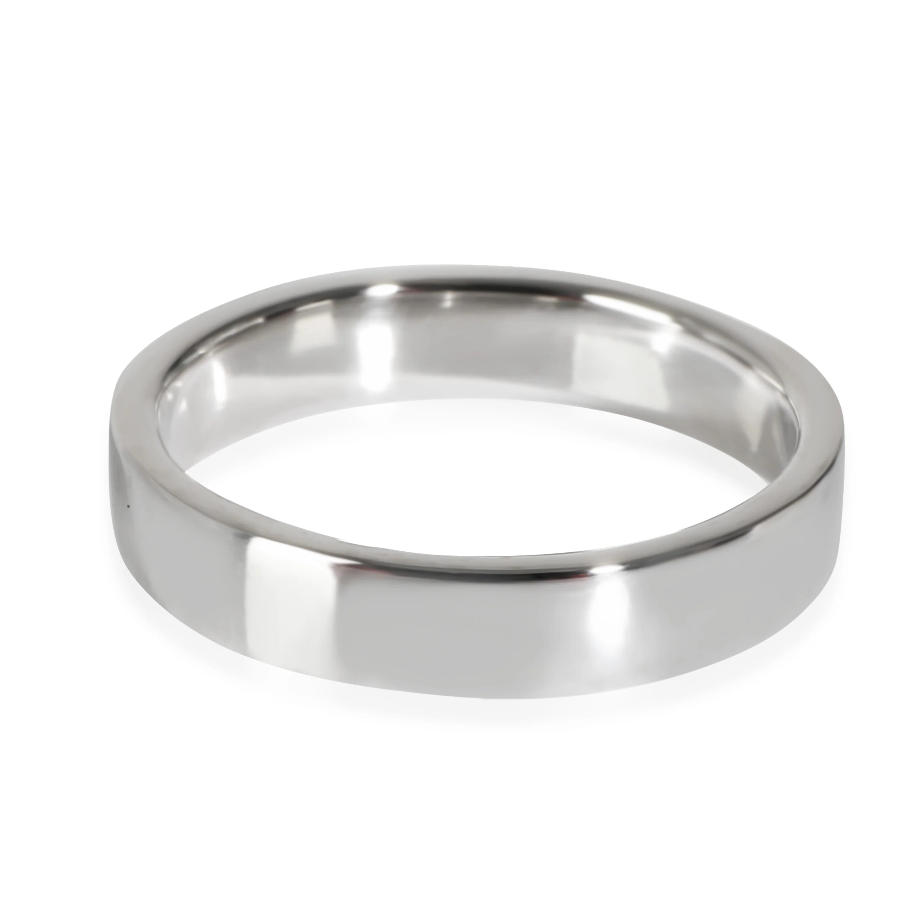 Band Ring in Platinum, 4mm - Image 3