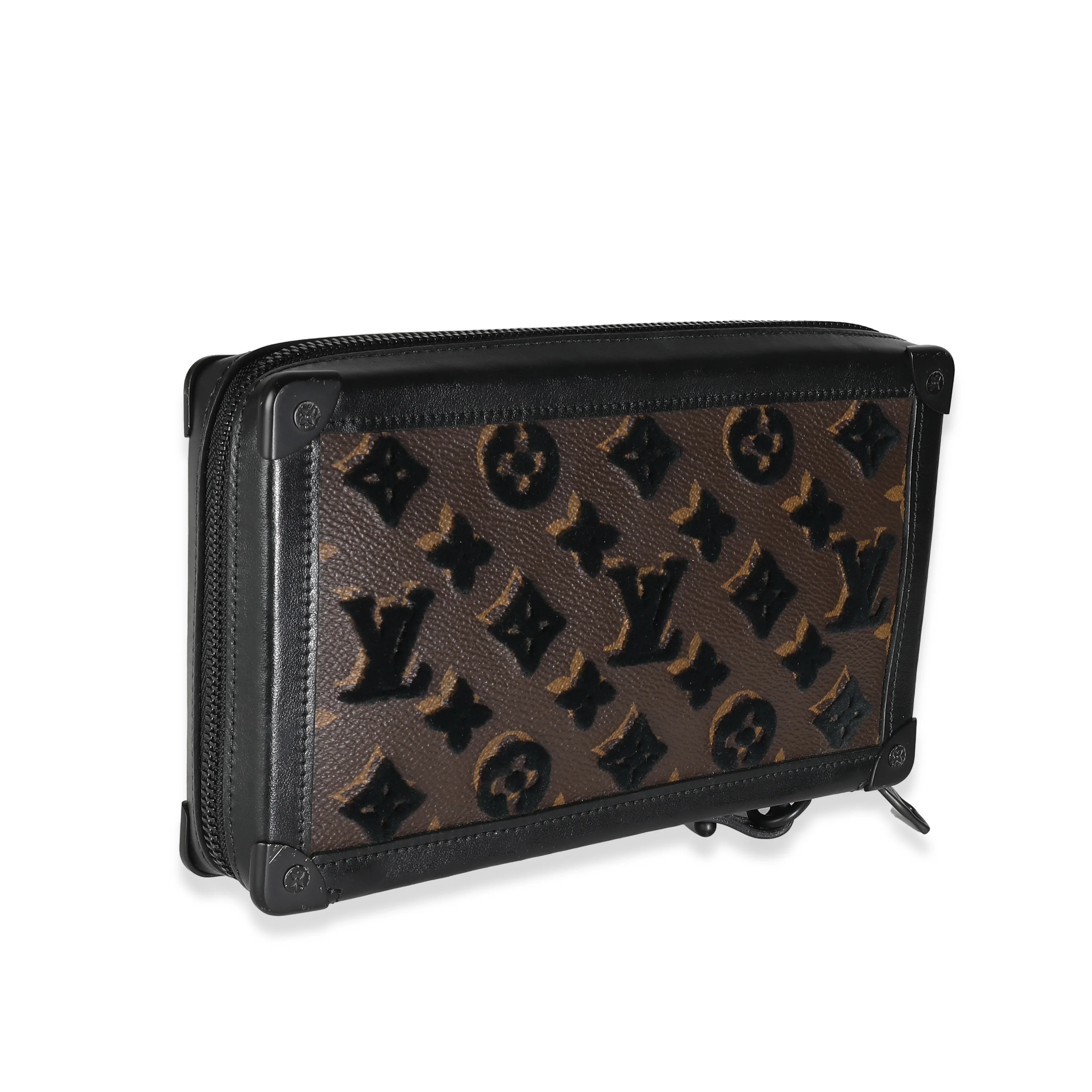 Tuffetage Monogram Canvas Soft Trunk Clutch - Image 3