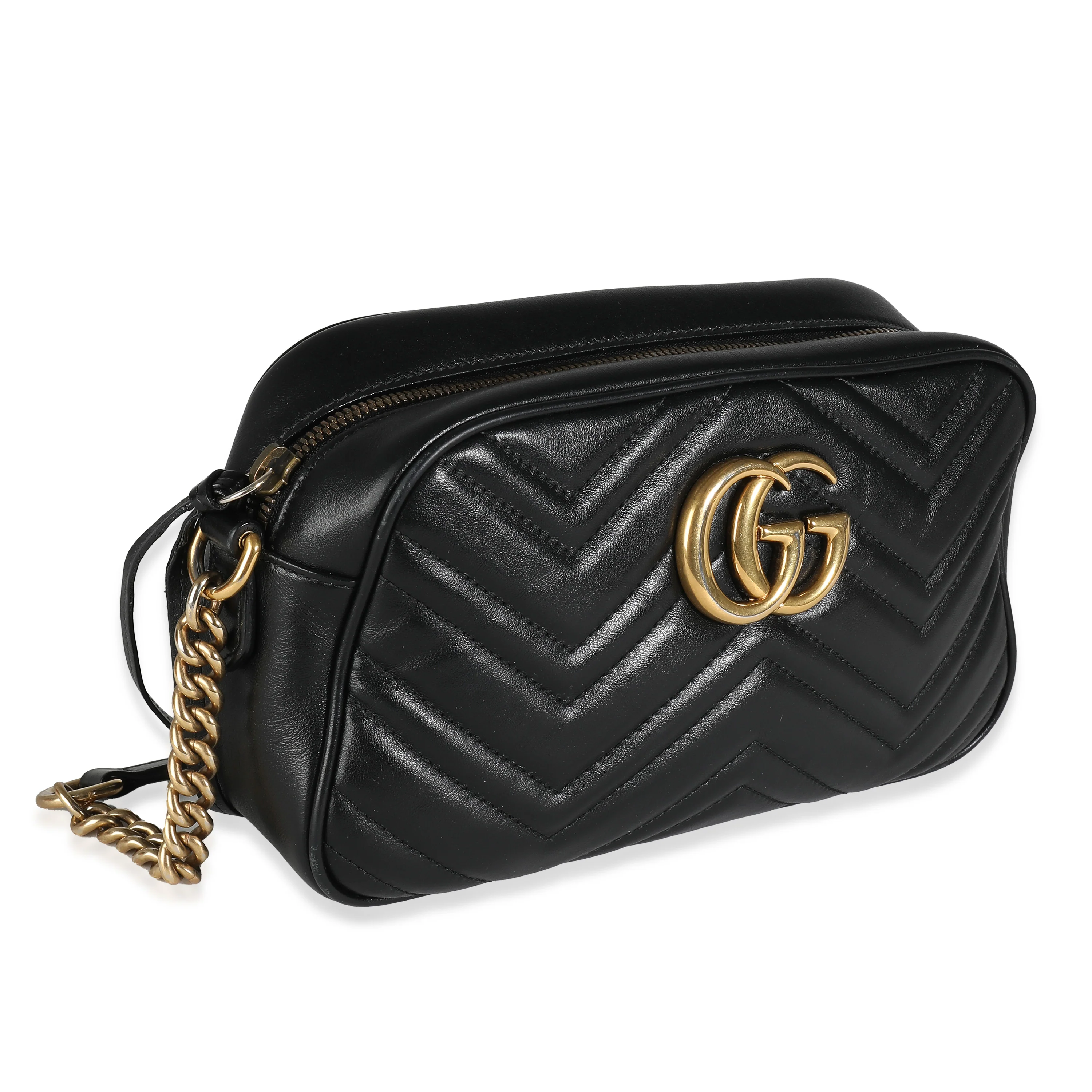 Black Matelasse GG Marmont Camera Bag - Image 4
