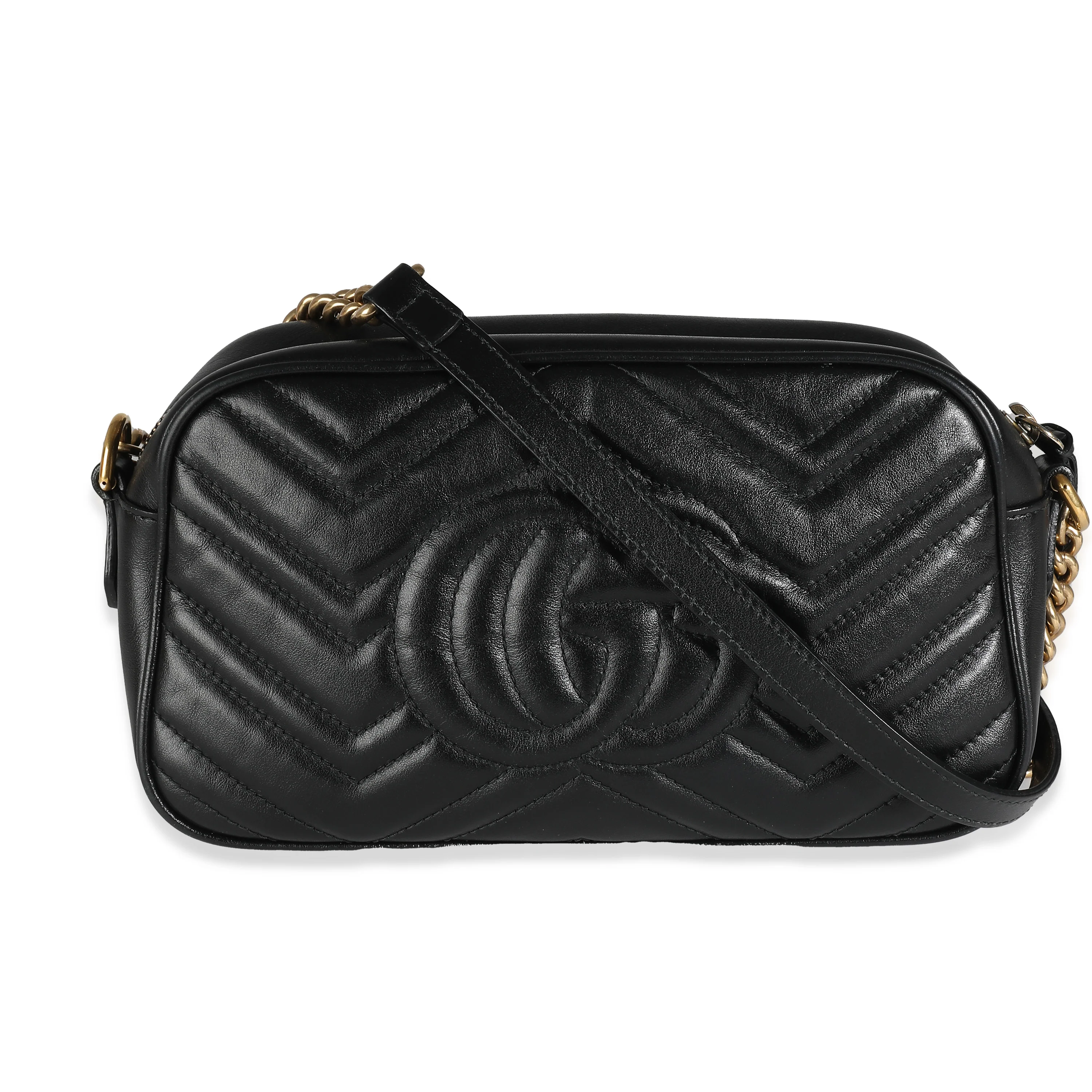 Black Matelasse GG Marmont Camera Bag - Image 5