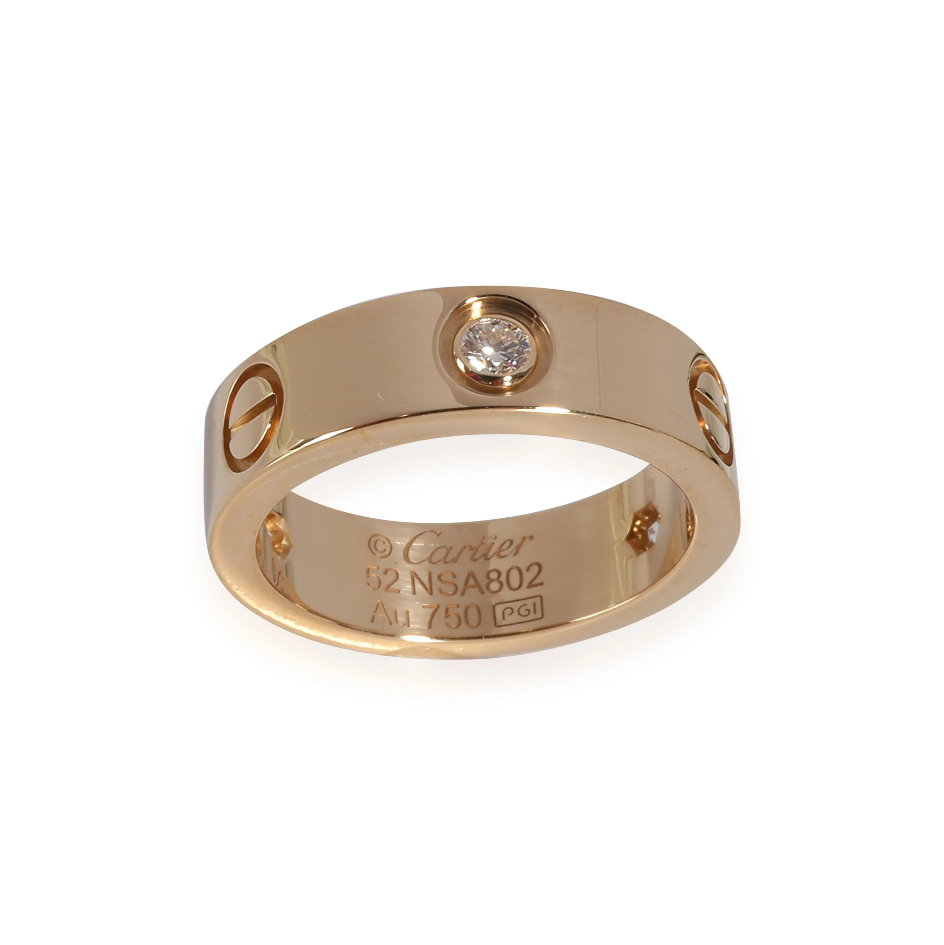 Love Ring, Diamonds (Yellow Gold) - Image 3