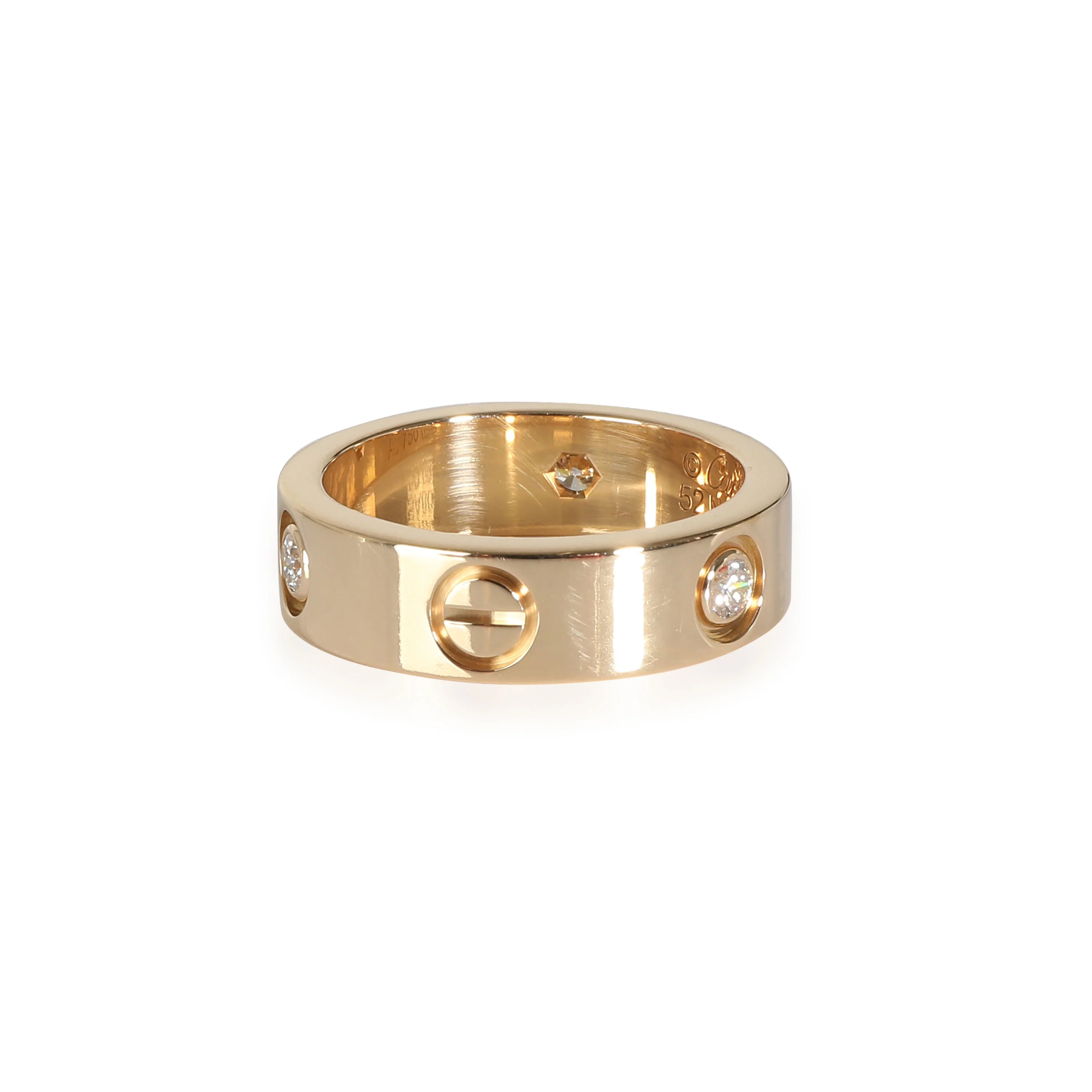 Love Ring, Diamonds (Yellow Gold) - Image 4