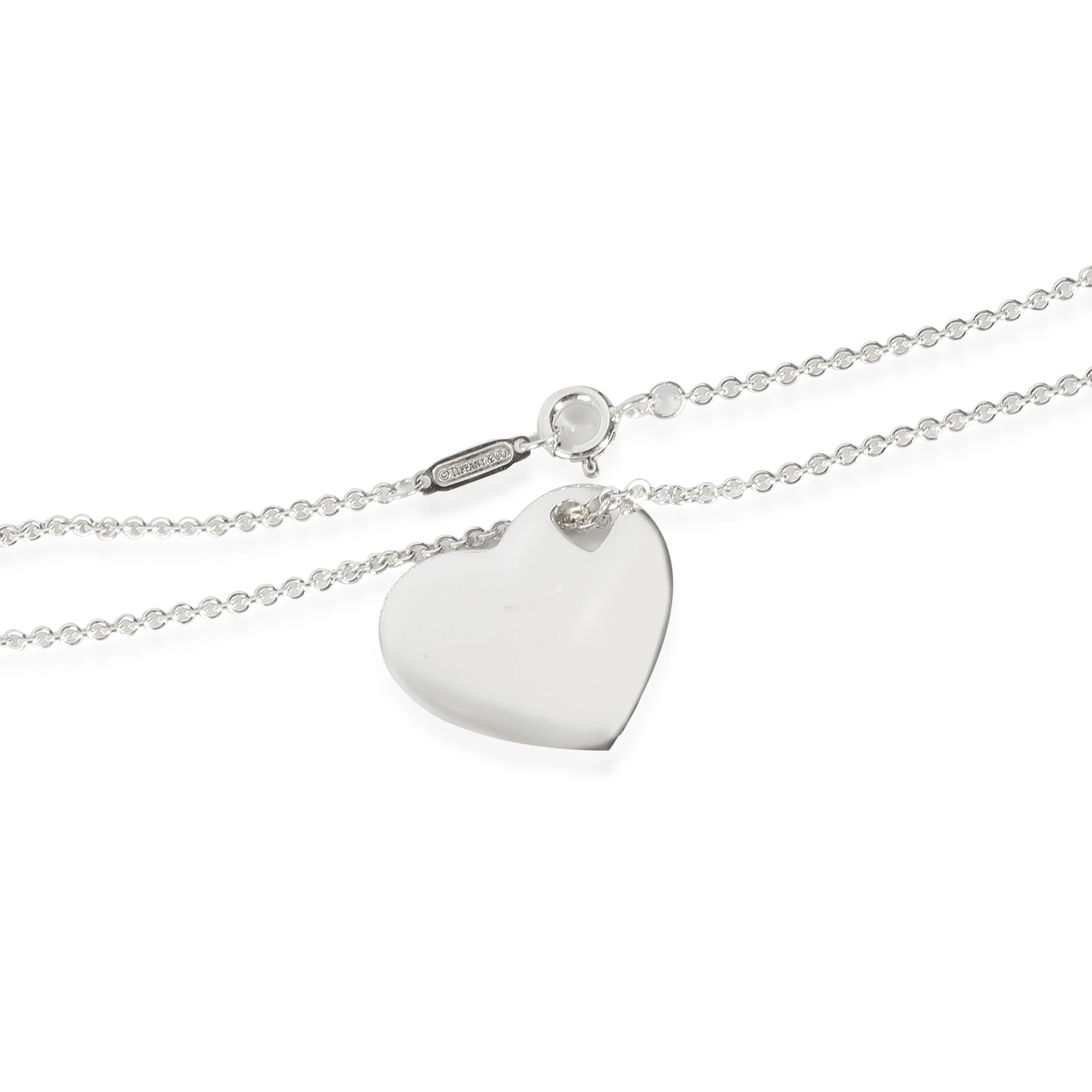 Heart Cut Out Pendant in Sterling Silver - Image 3
