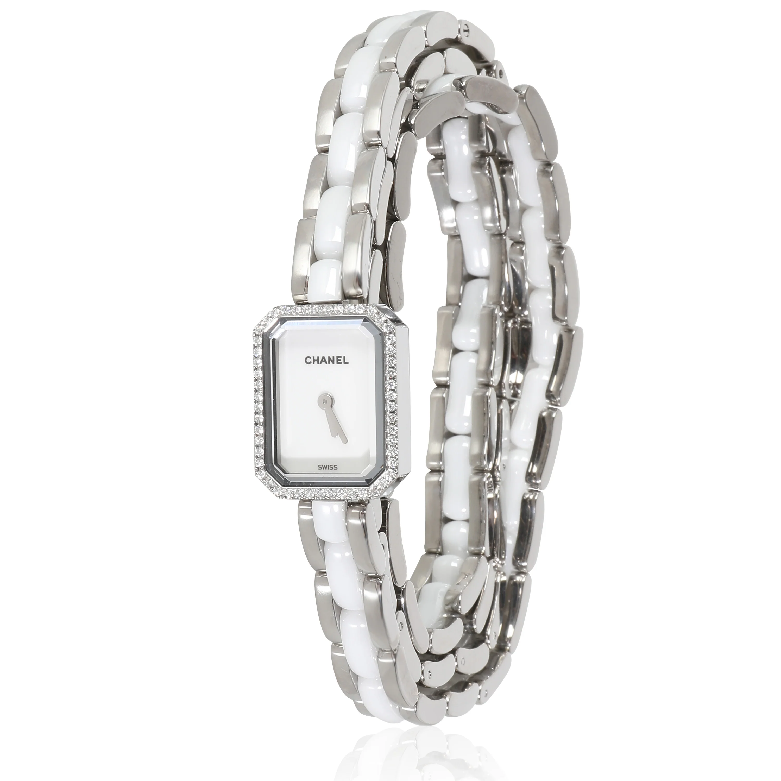 Premeire Wrap H3059 Womens Watch in Stainless Steel/Ceramic