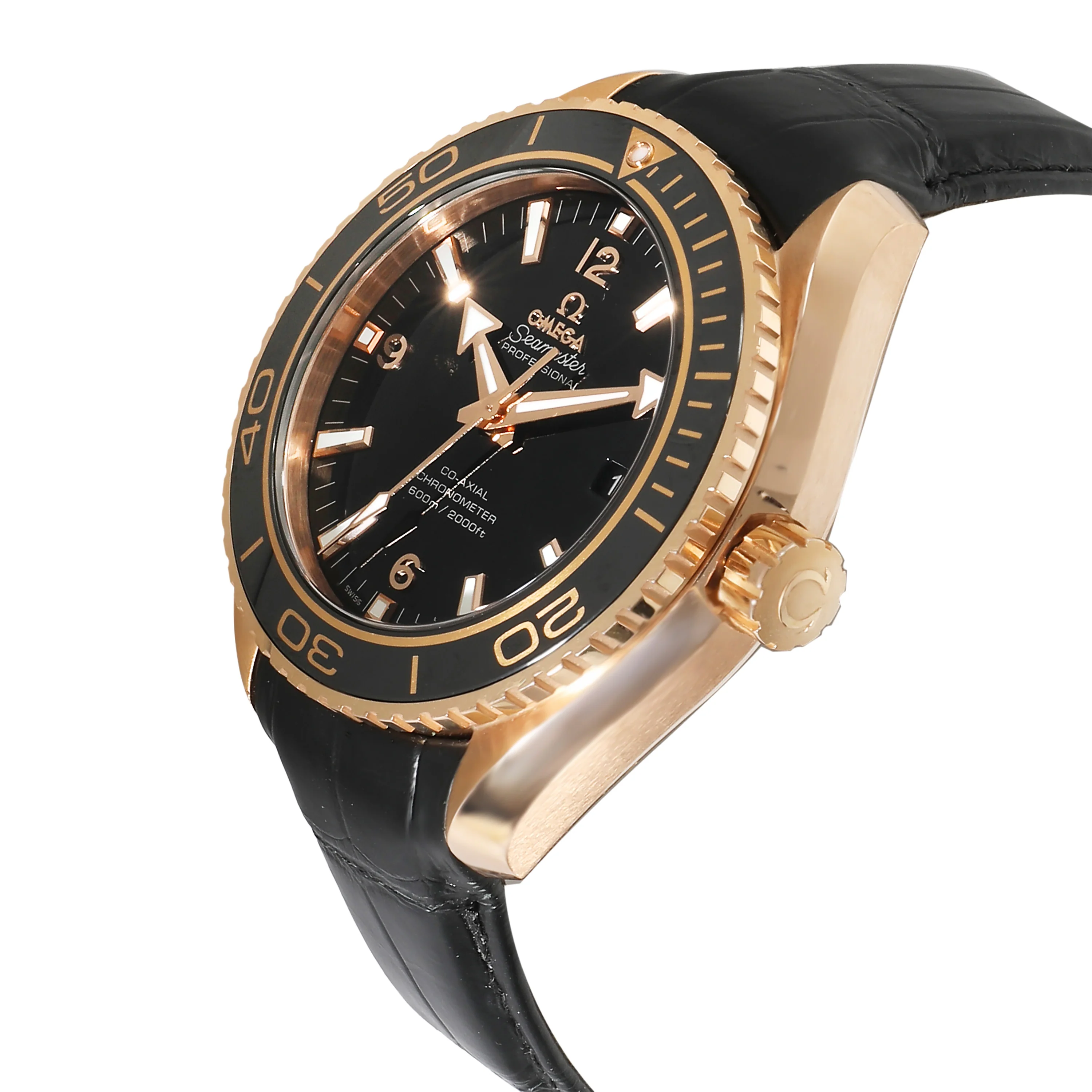Seamaster Planet Ocean 232.63.46.21.01.001 Mens Watch in 18kt Rose Gold - Image 3