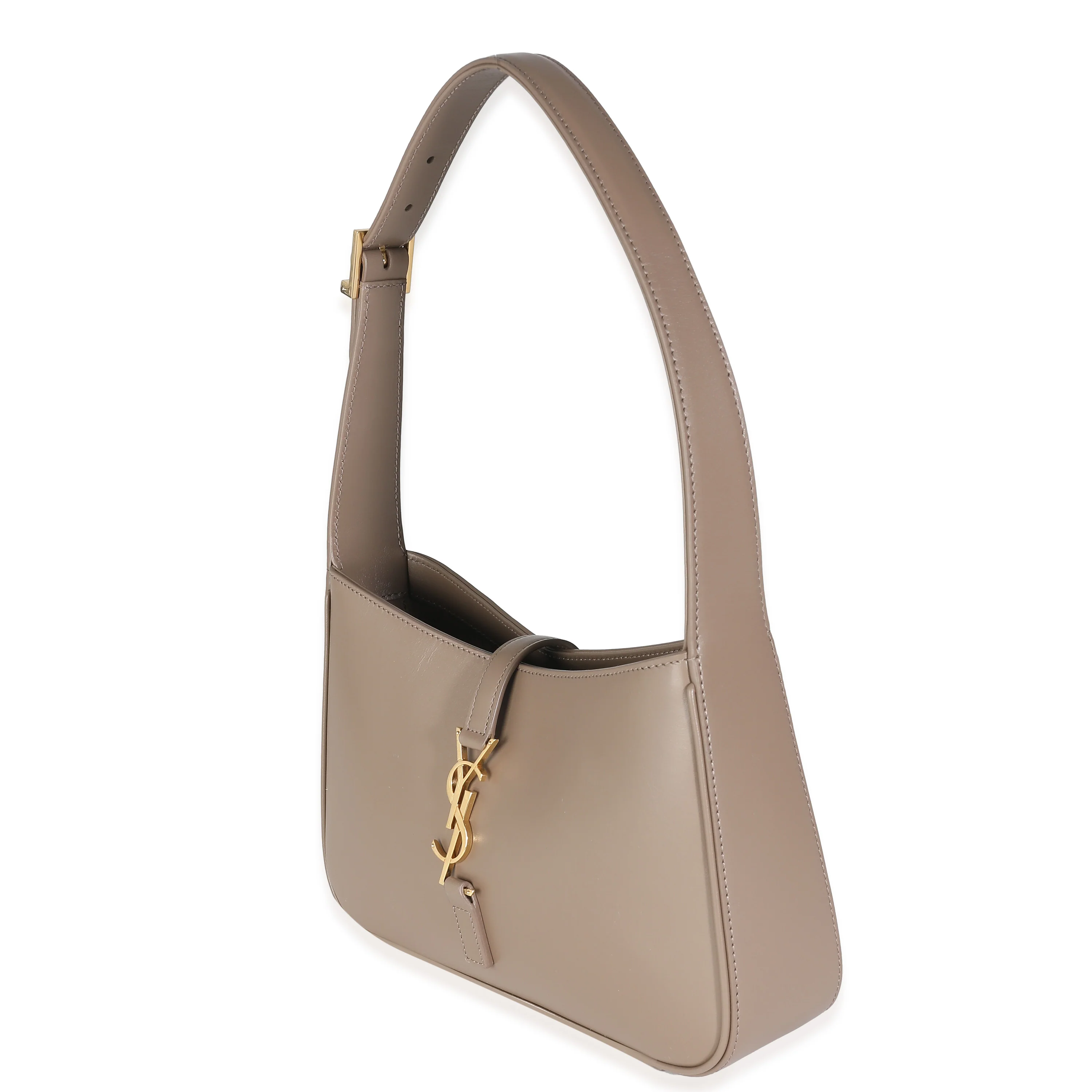 Taupe Smooth Calfskin Le 5 A 7 Hobo - Image 2