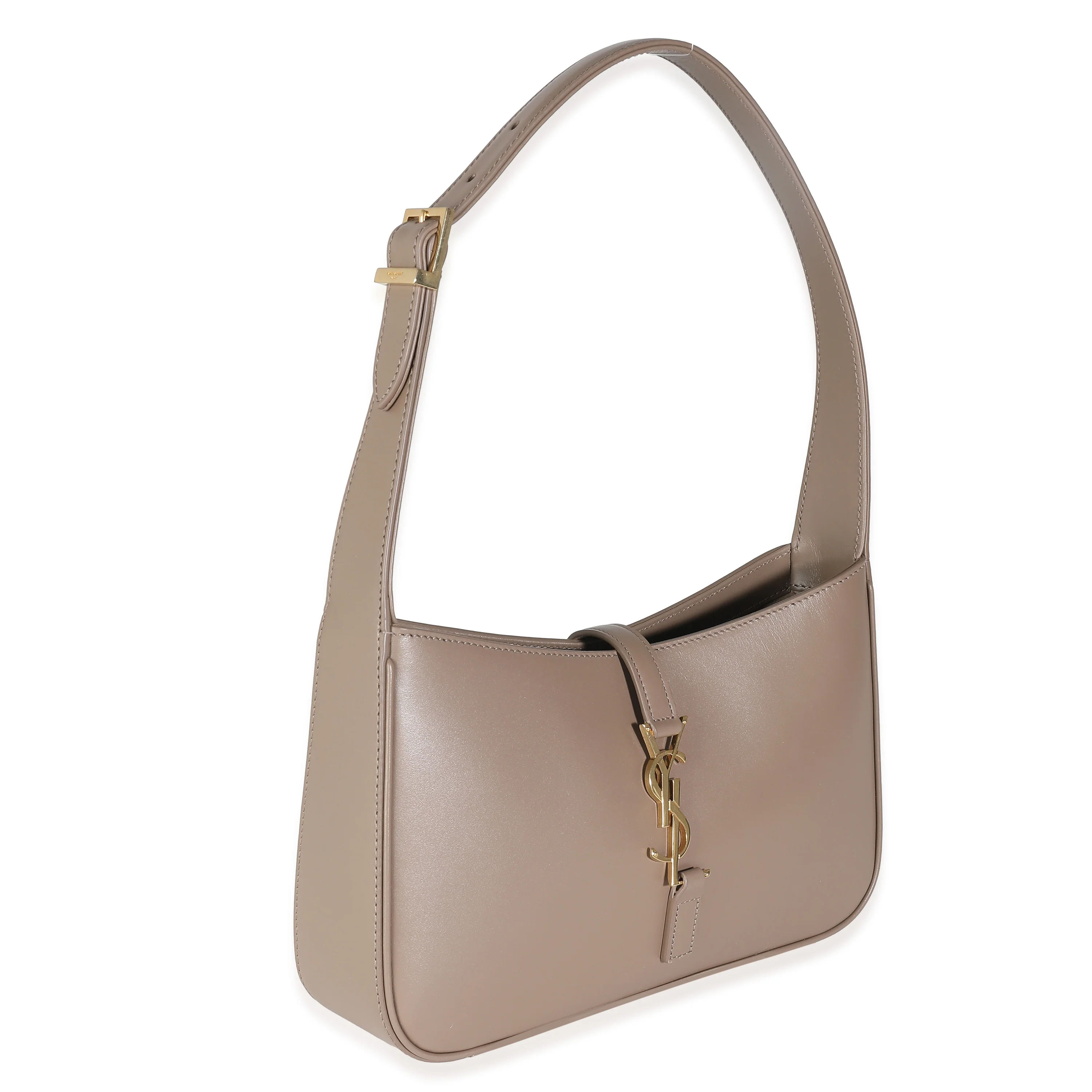 Taupe Smooth Calfskin Le 5 A 7 Hobo - Image 3