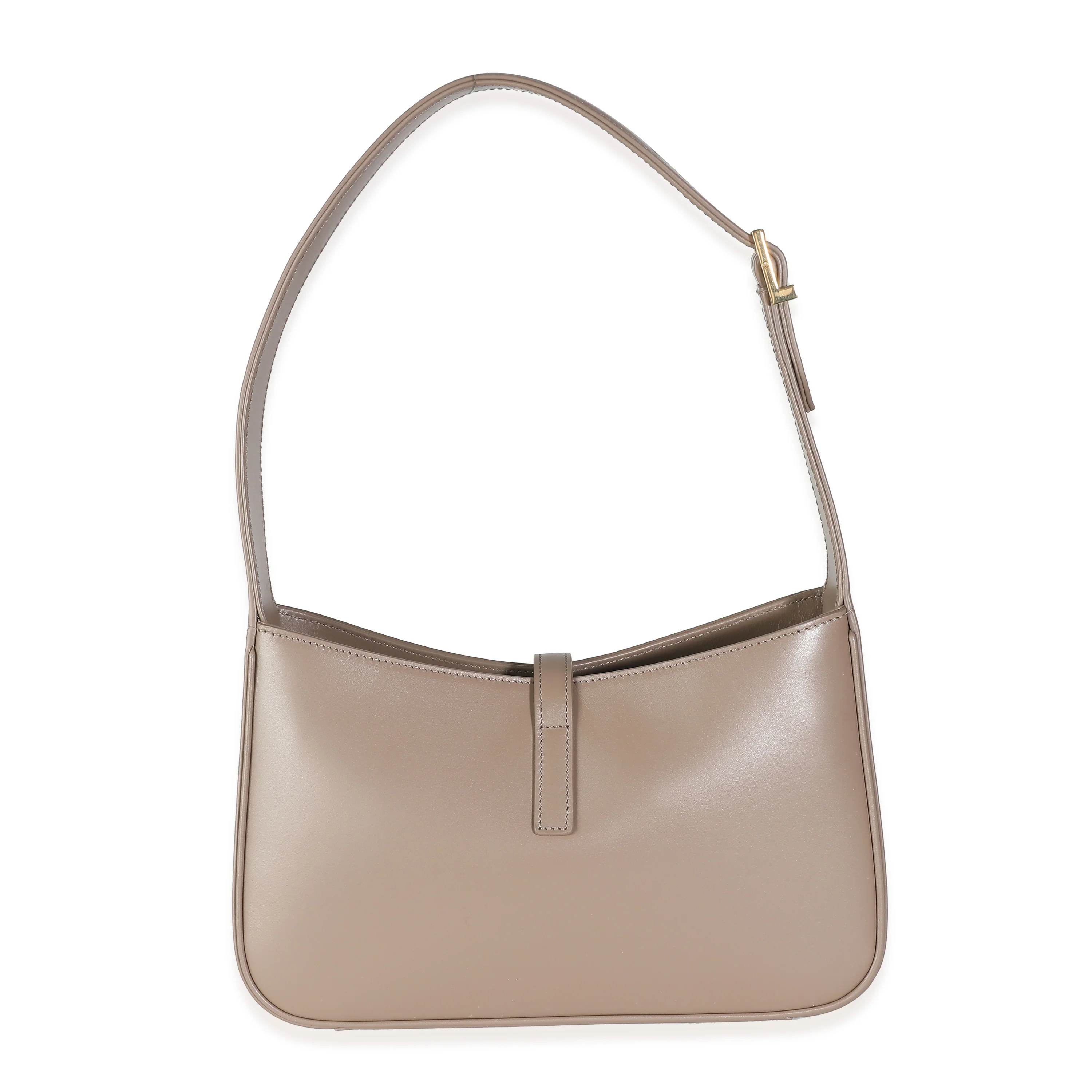 Taupe Smooth Calfskin Le 5 A 7 Hobo - Image 5