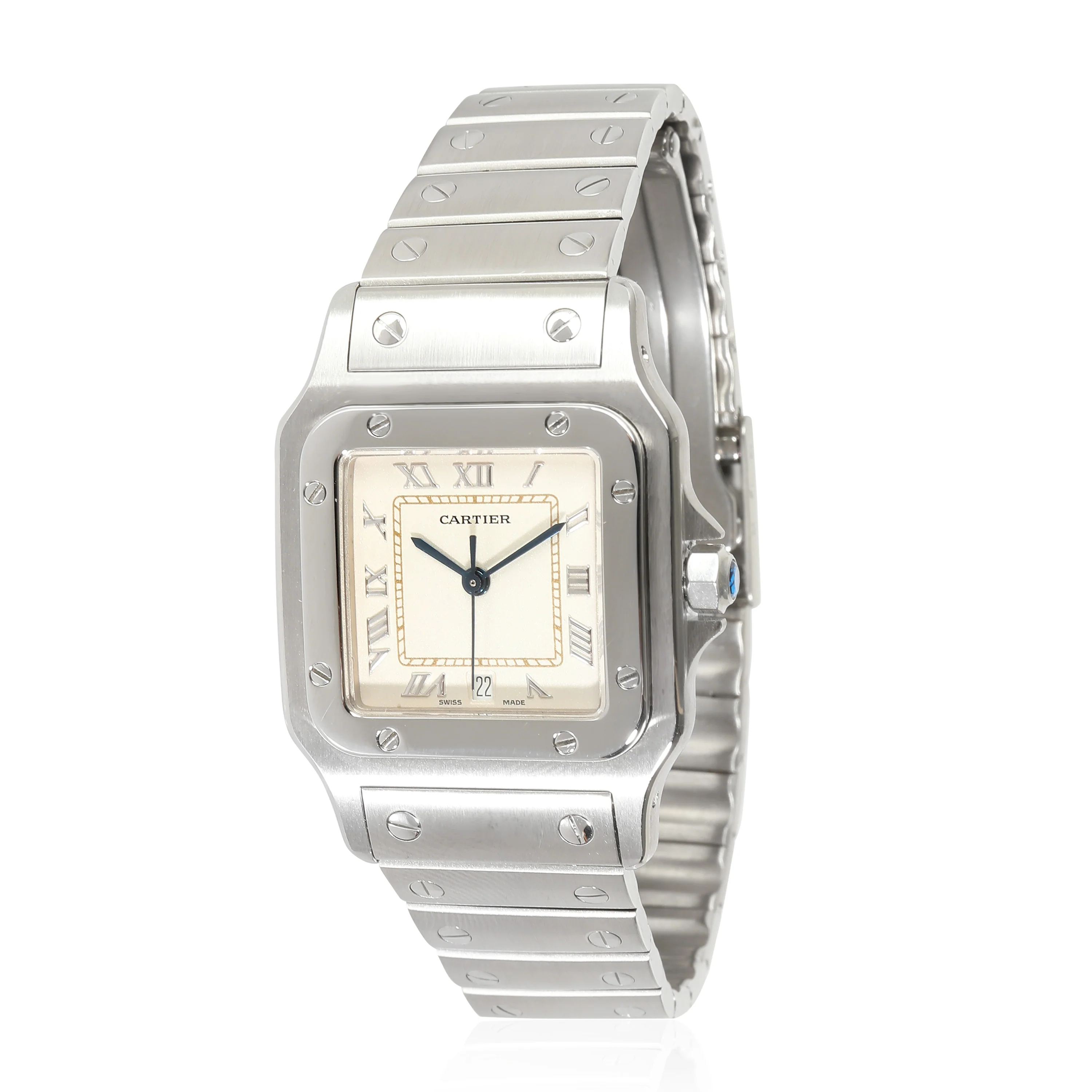 Santos de Cartier 1564 Unisex Watch in Stainless Steel