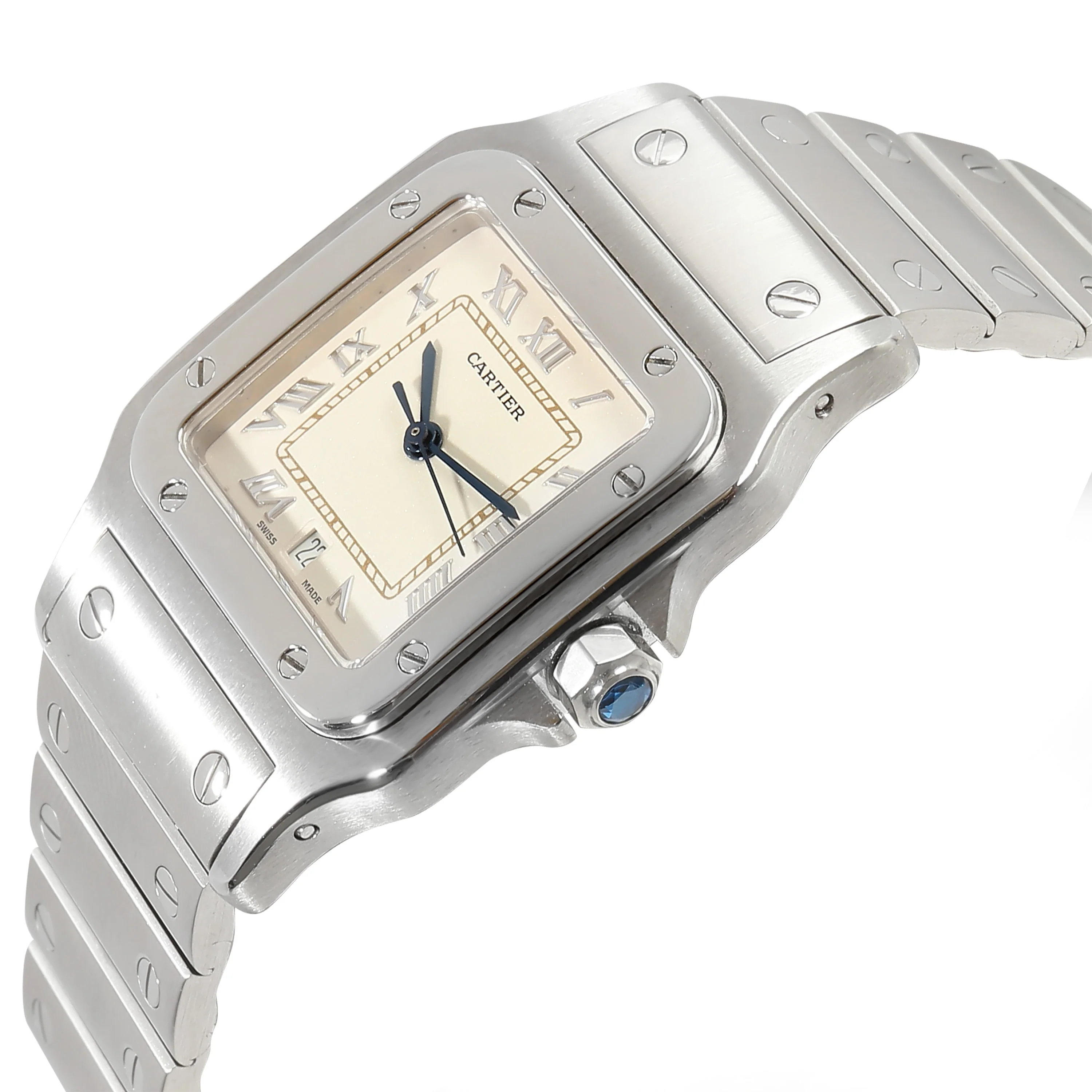 Santos de Cartier 1564 Unisex Watch in Stainless Steel - Image 3