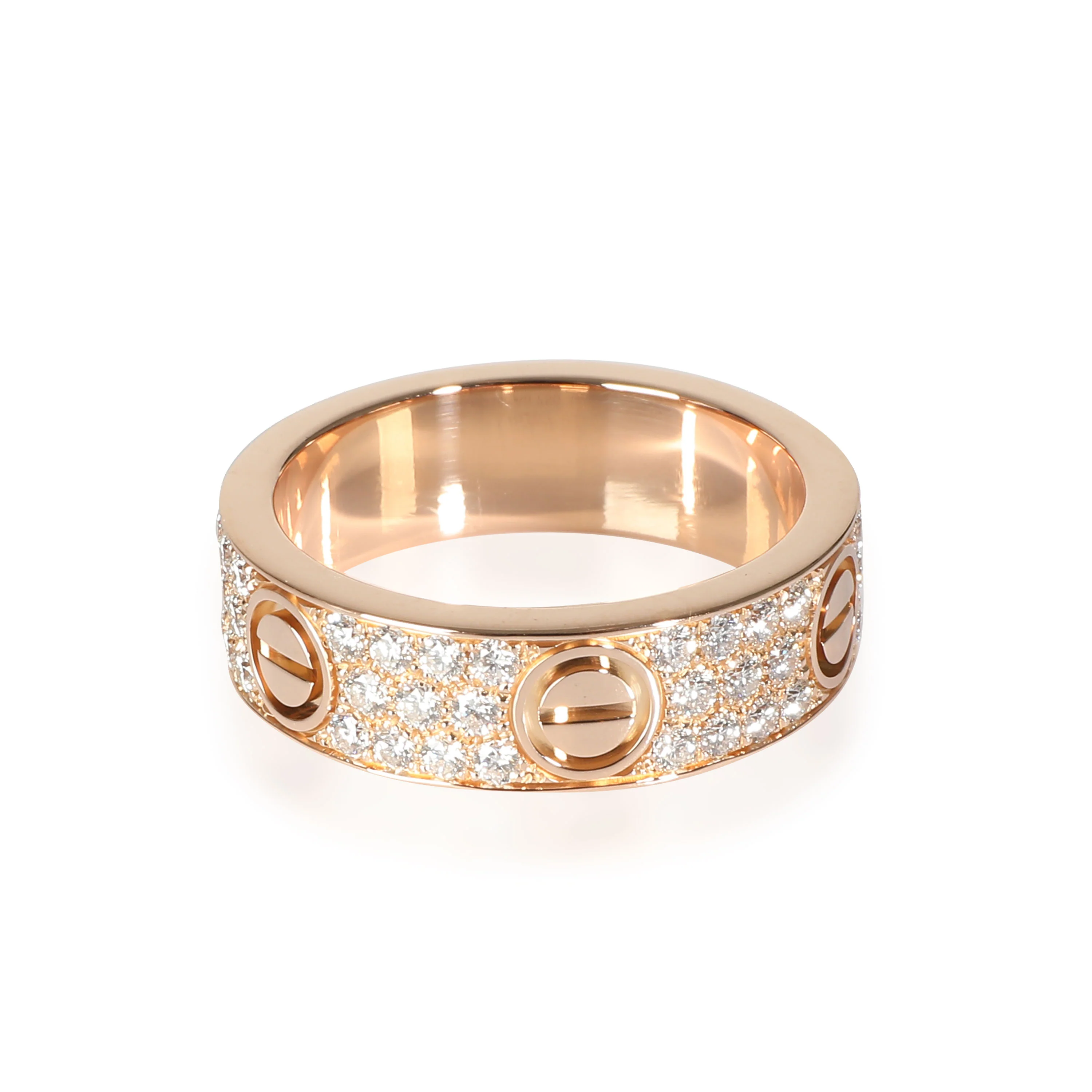 Love Ring, Diamond Paved (Rose Gold) - Image 2