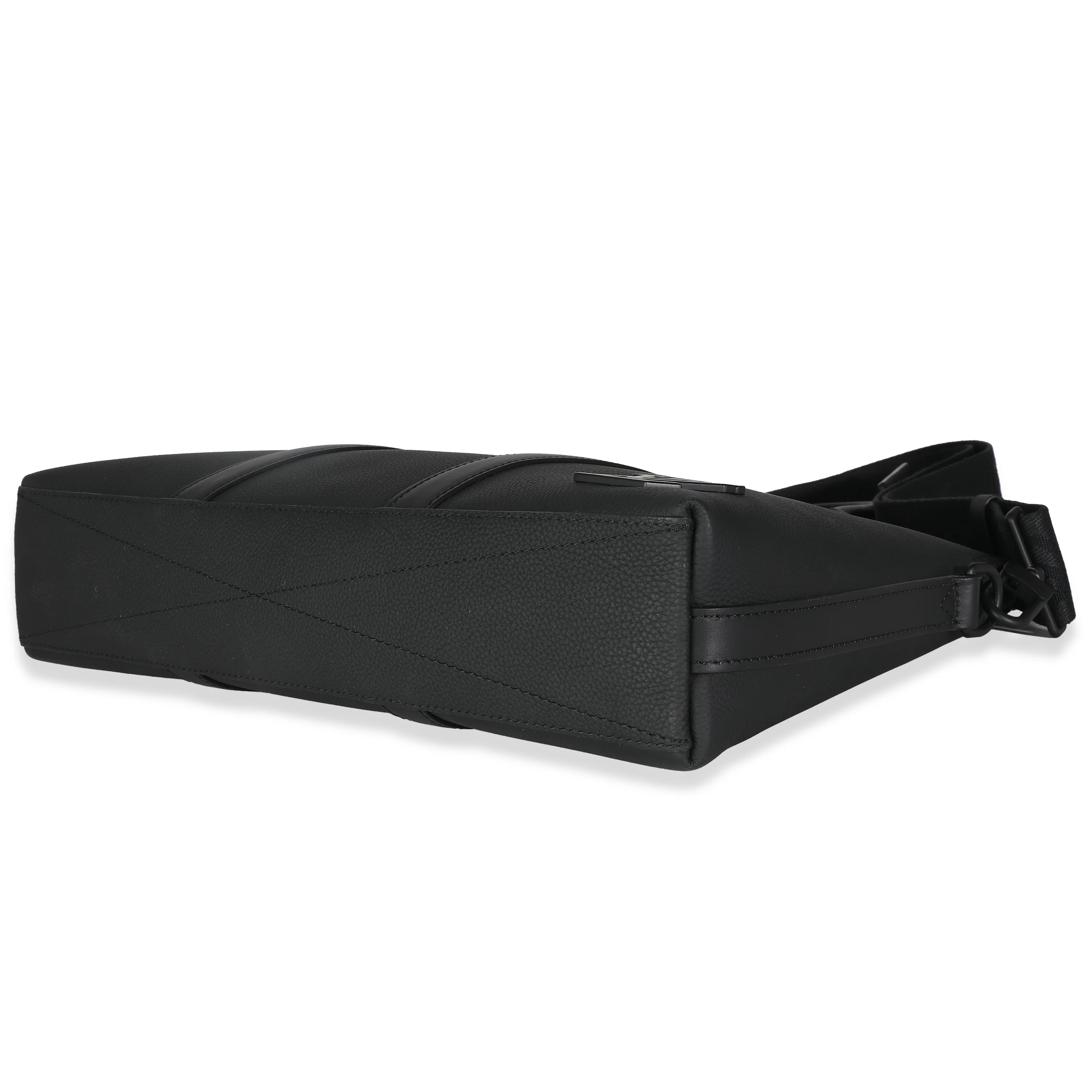 Black Calfskin Aerogram Takeoff Briefcase - Image 6