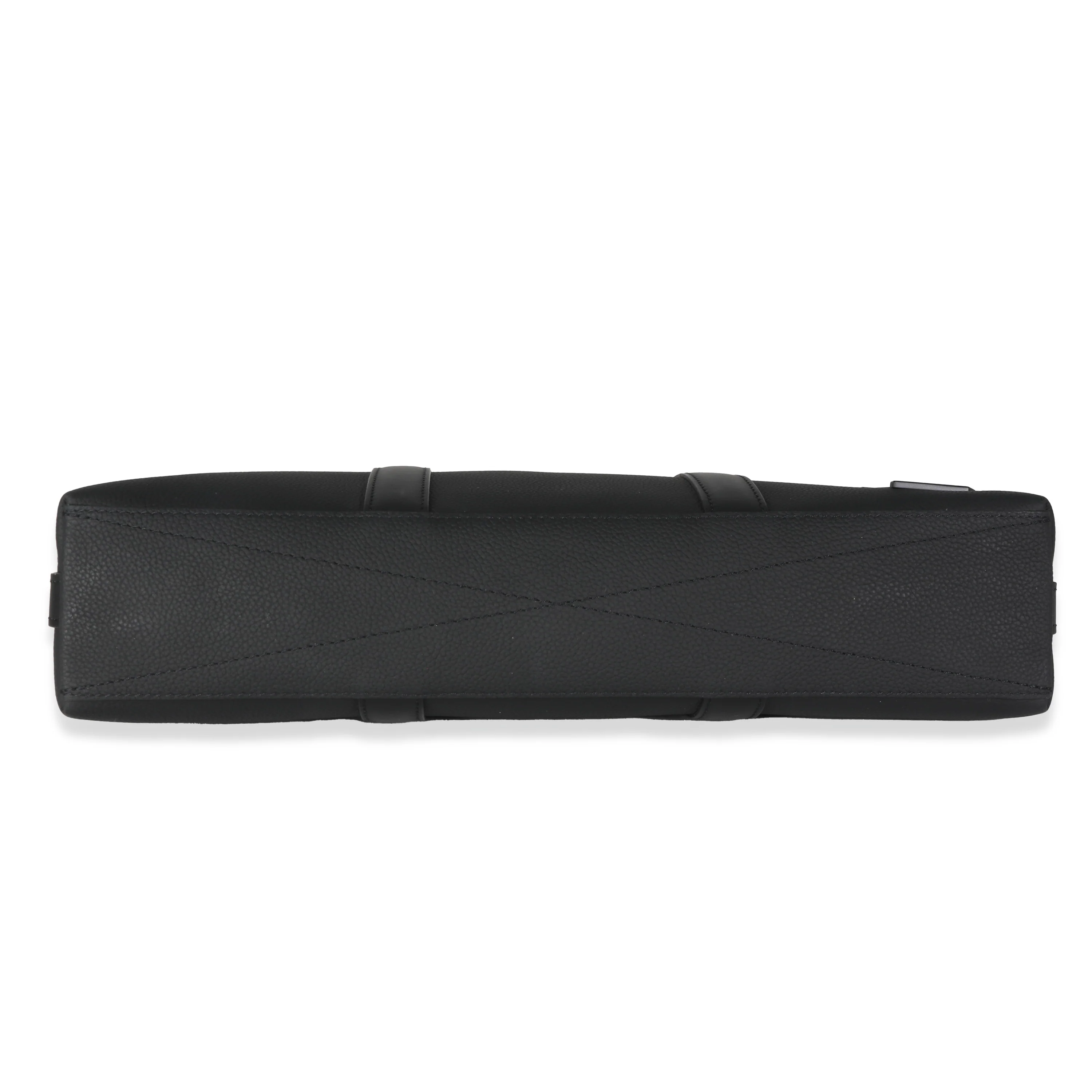 Black Calfskin Aerogram Takeoff Briefcase - Image 7