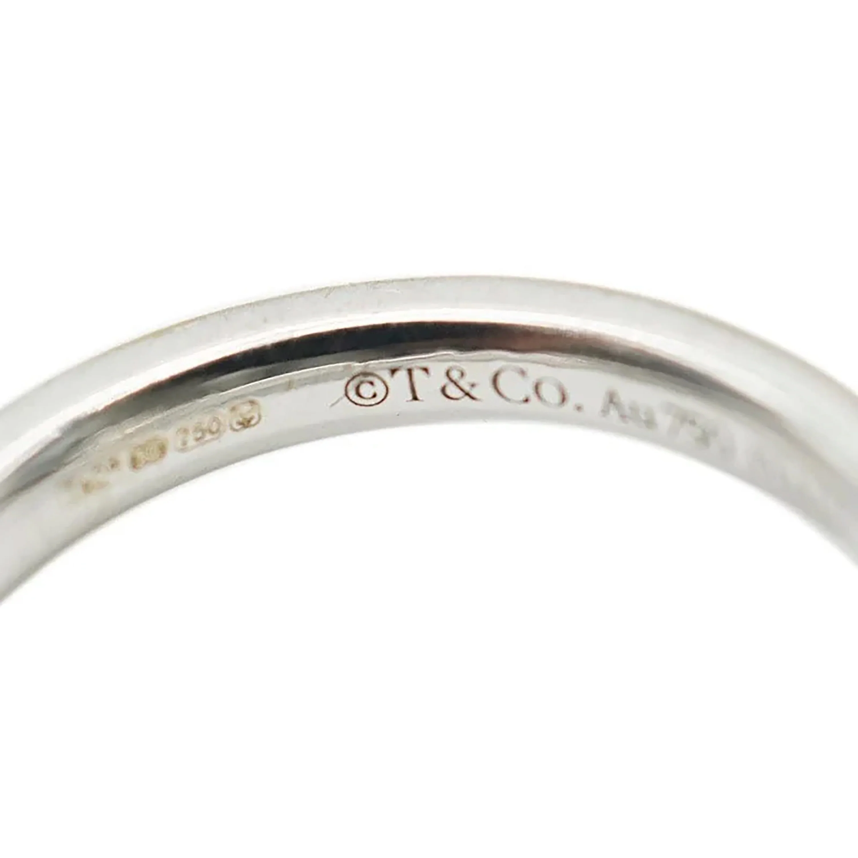 Tiffany T1 Ring in 18K White Gold 0.08 Ctw - Image 5