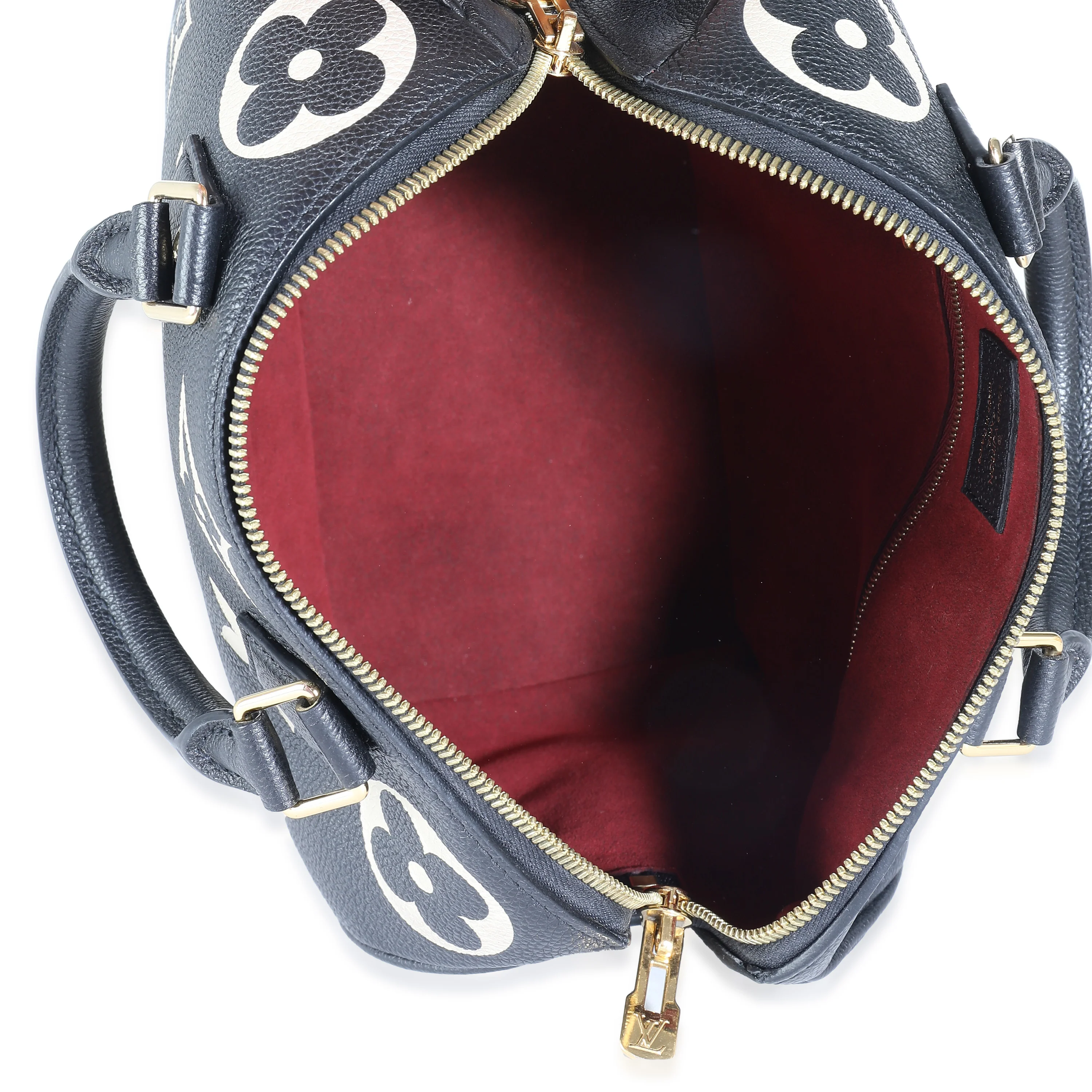 Black Beige Monogram Empreinte Speedy Bandouliere 25 - Image 8