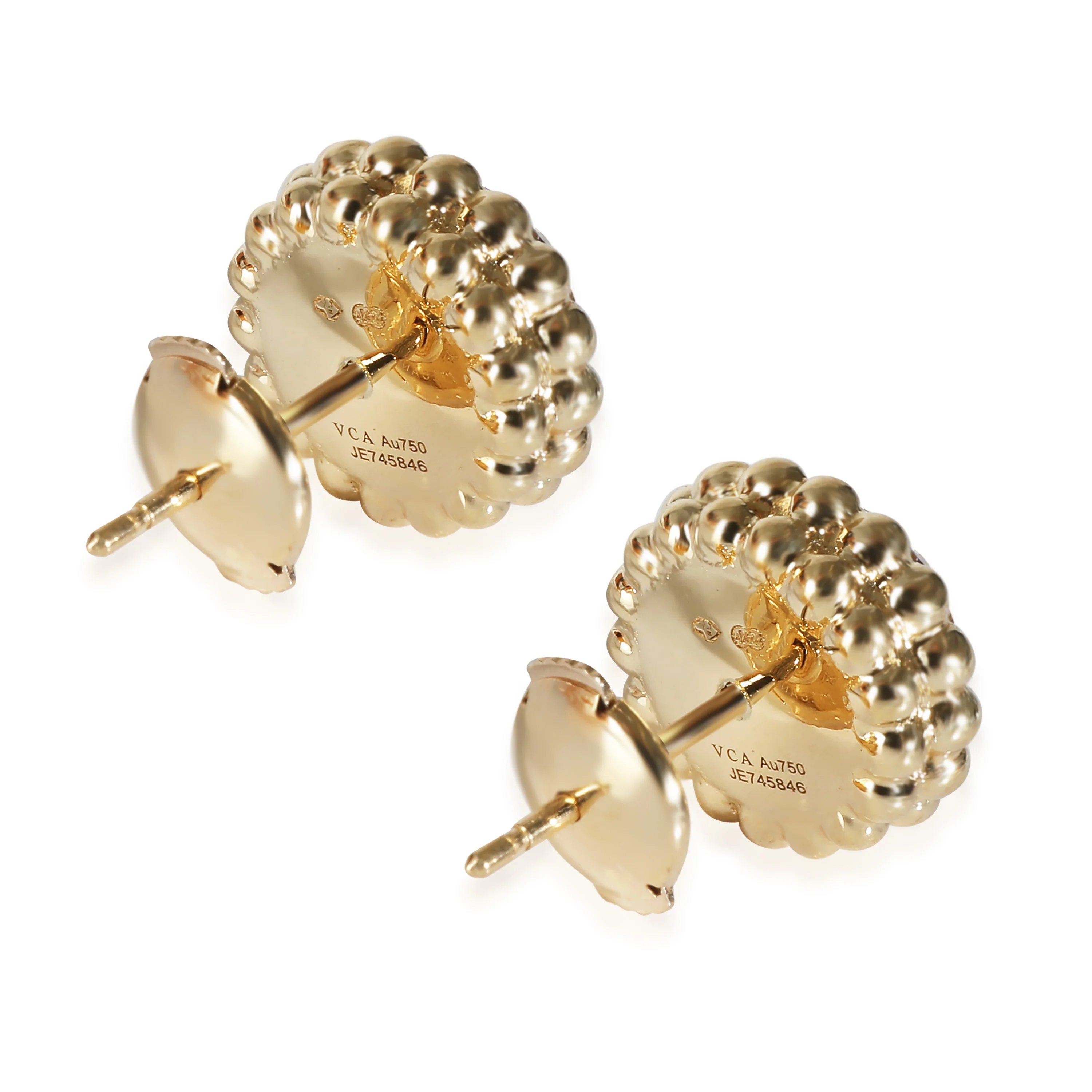 Perlee Earrings in 18k Yellow Gold 0.69 CTW - Image 3