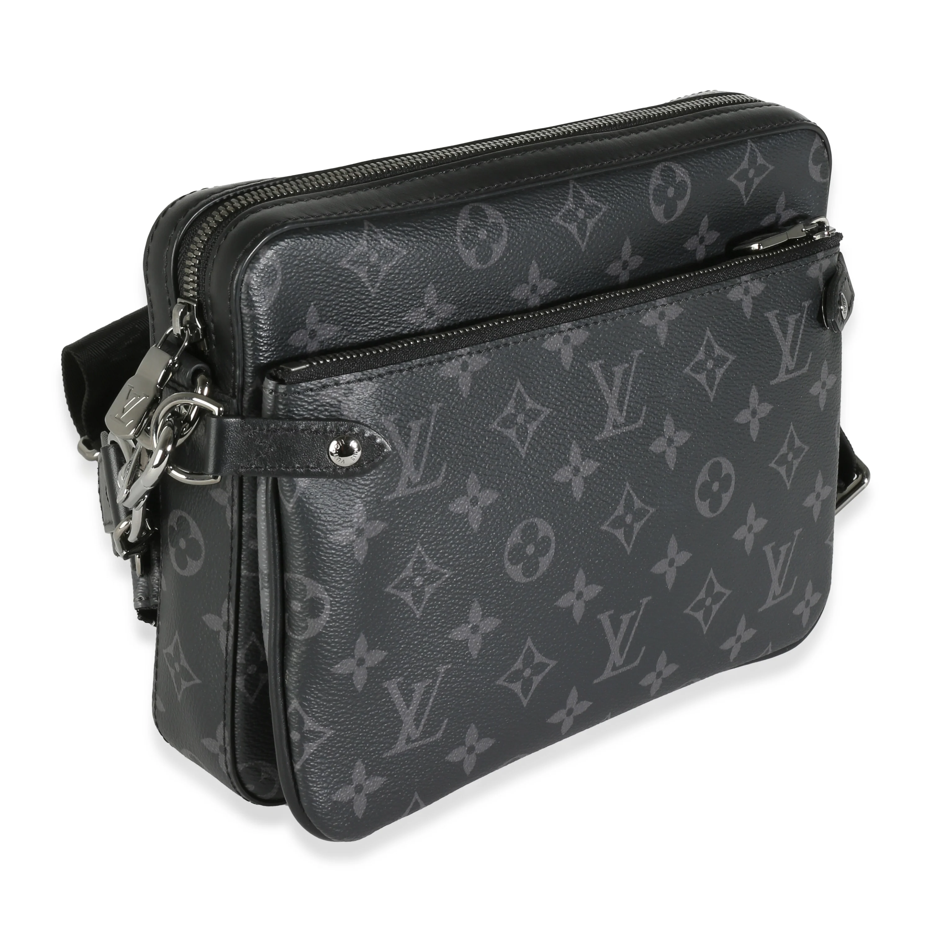 Reverse Monogram Eclipse Canvas Trio Messenger - Image 3