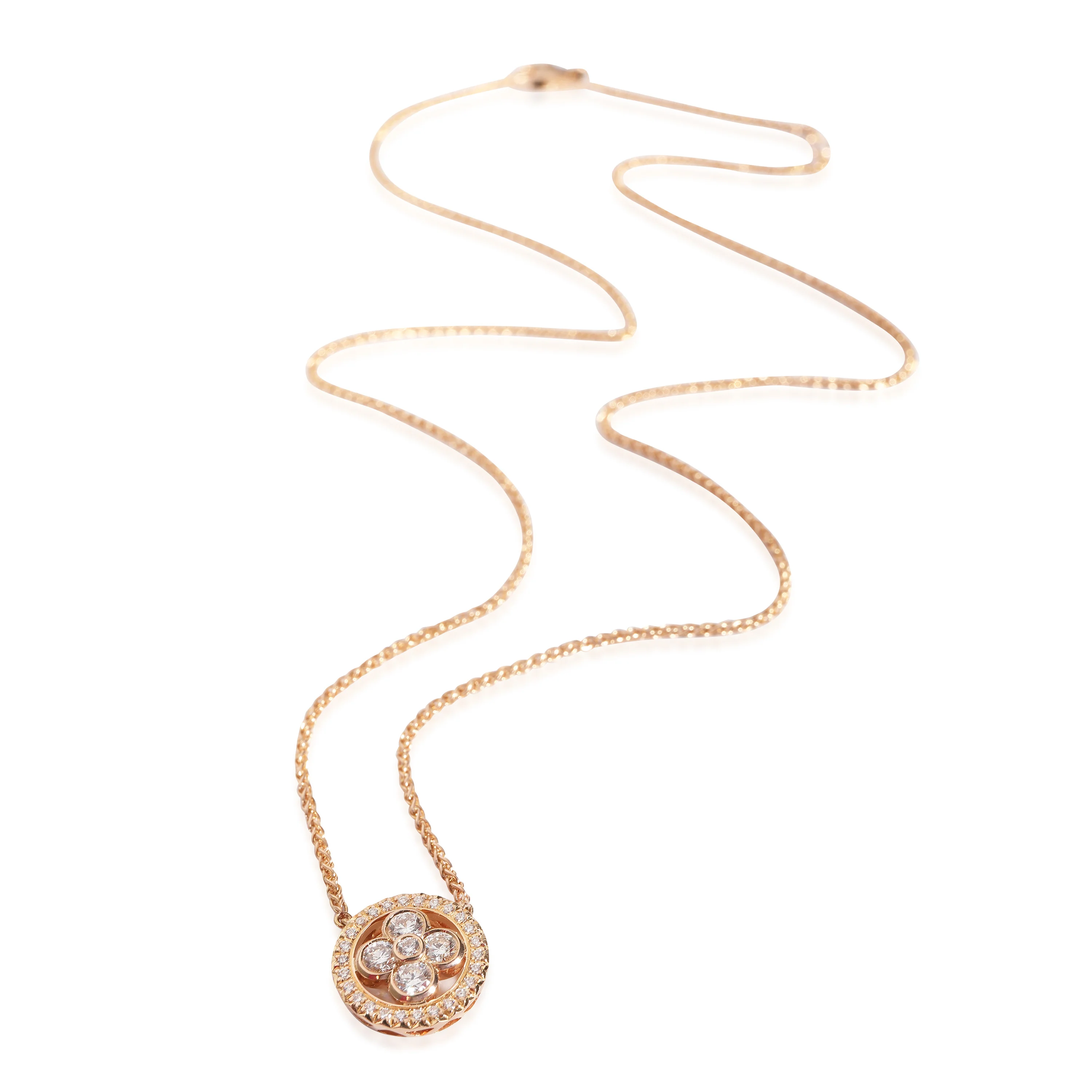 Blossom Fashion Pendant in 18k Rose Gold 0.5 CTW - Image 2