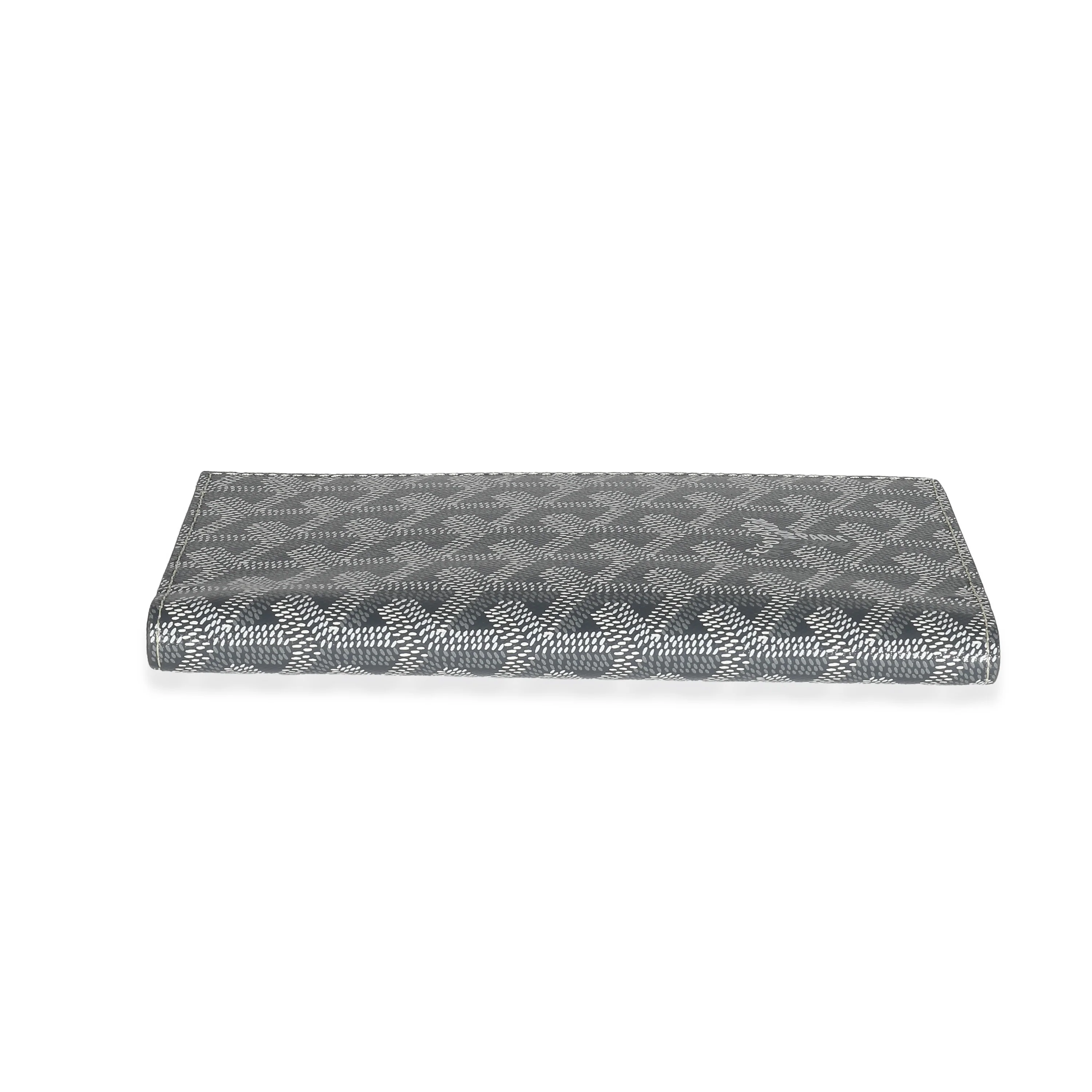 Grey Goyardine Canvas Saint Roch Wallet - Image 5
