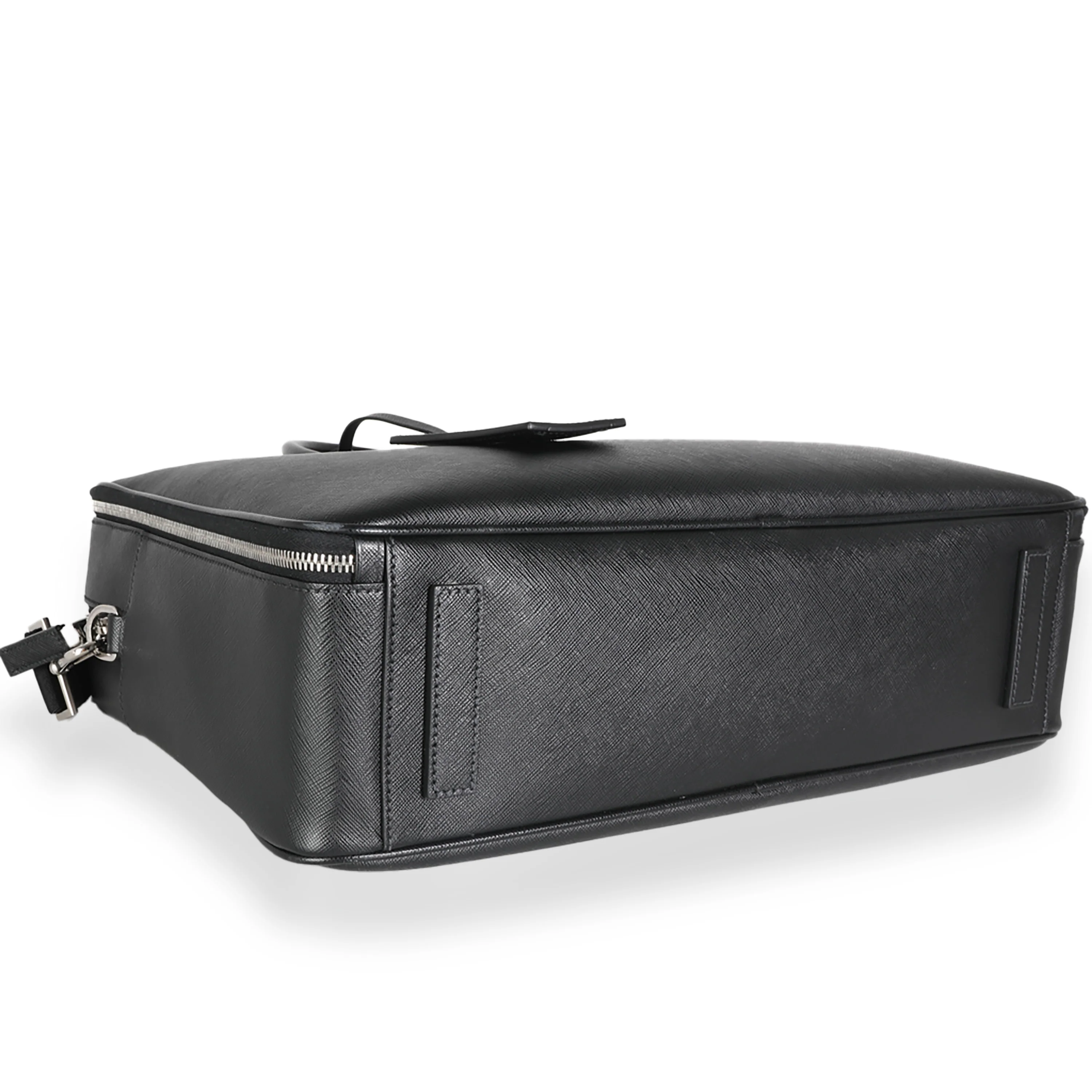 Black Saffiano Leather Briefcase - Image 6