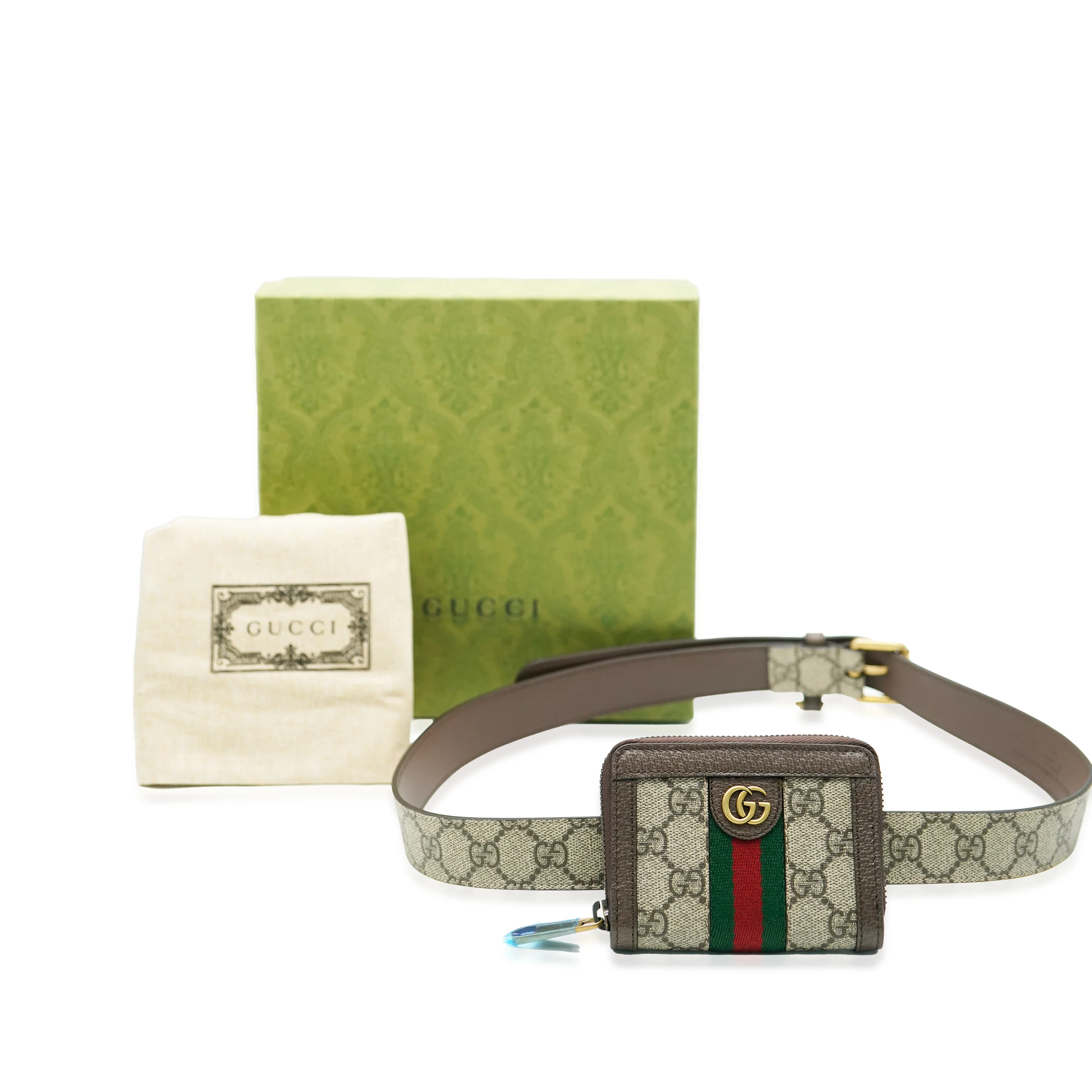 Beige GG Canvas Ophidia Belt Bag - Image 5