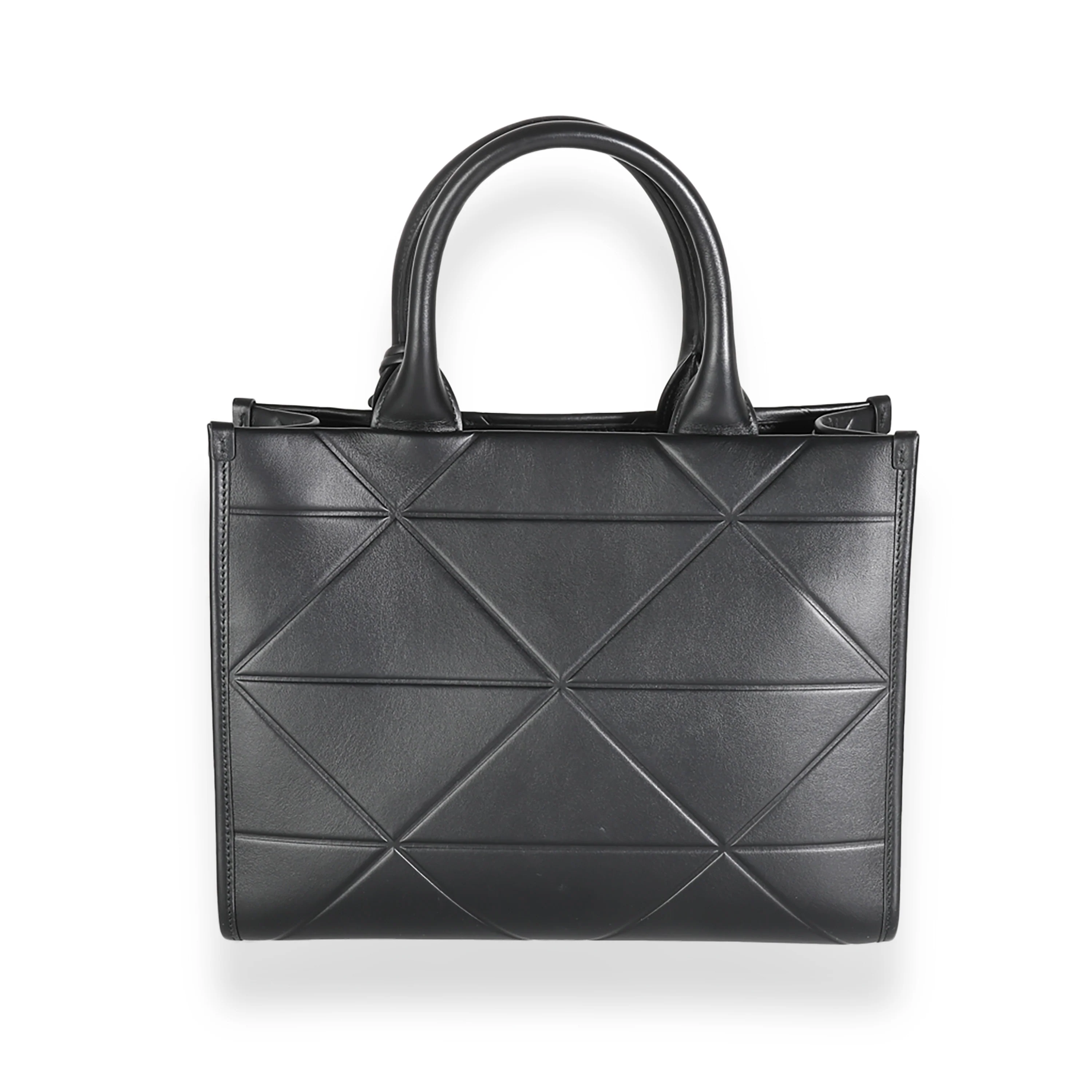 Black Soft Calfskin Small Symbole Tote - Image 4