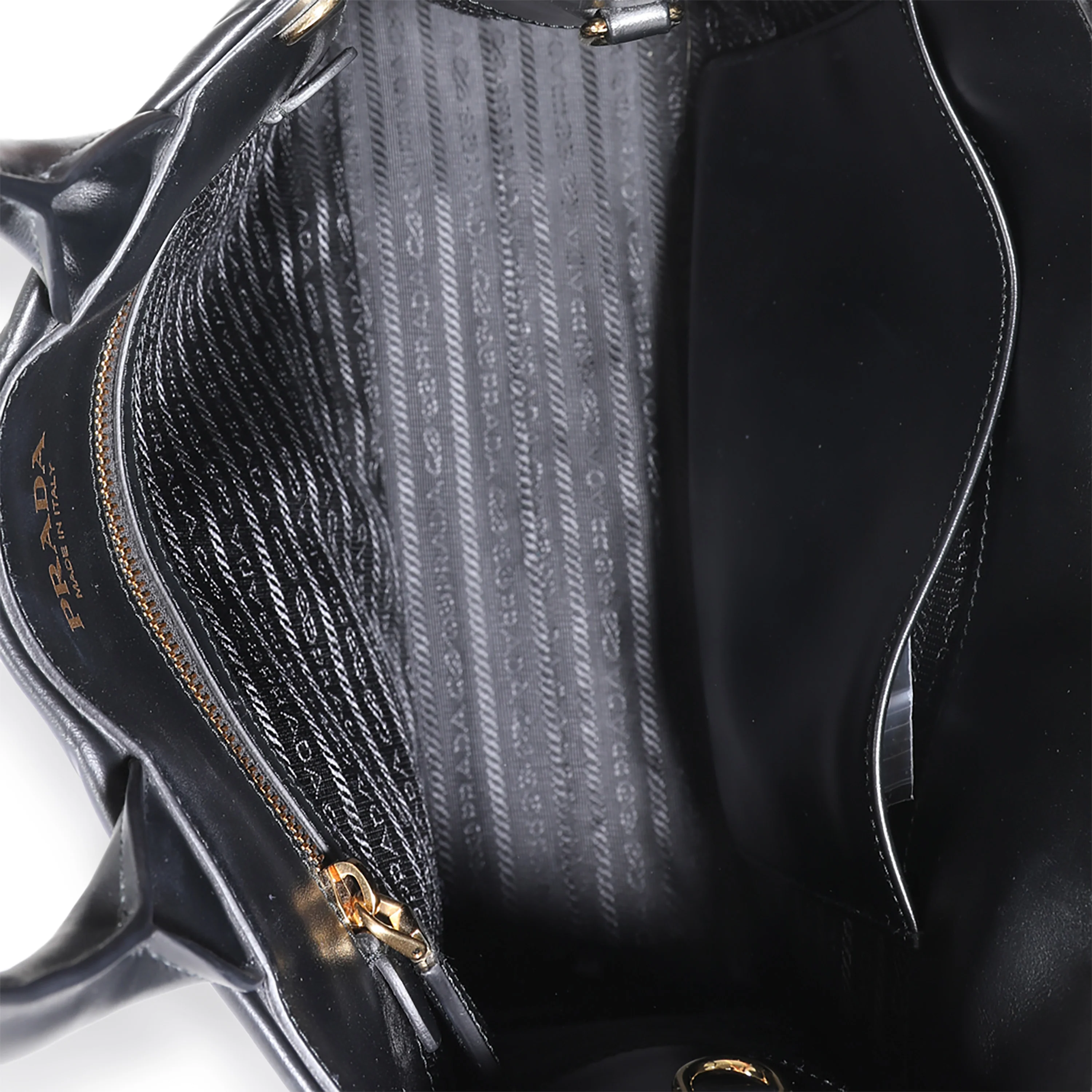Black Soft Calfskin Small Symbole Tote - Image 8
