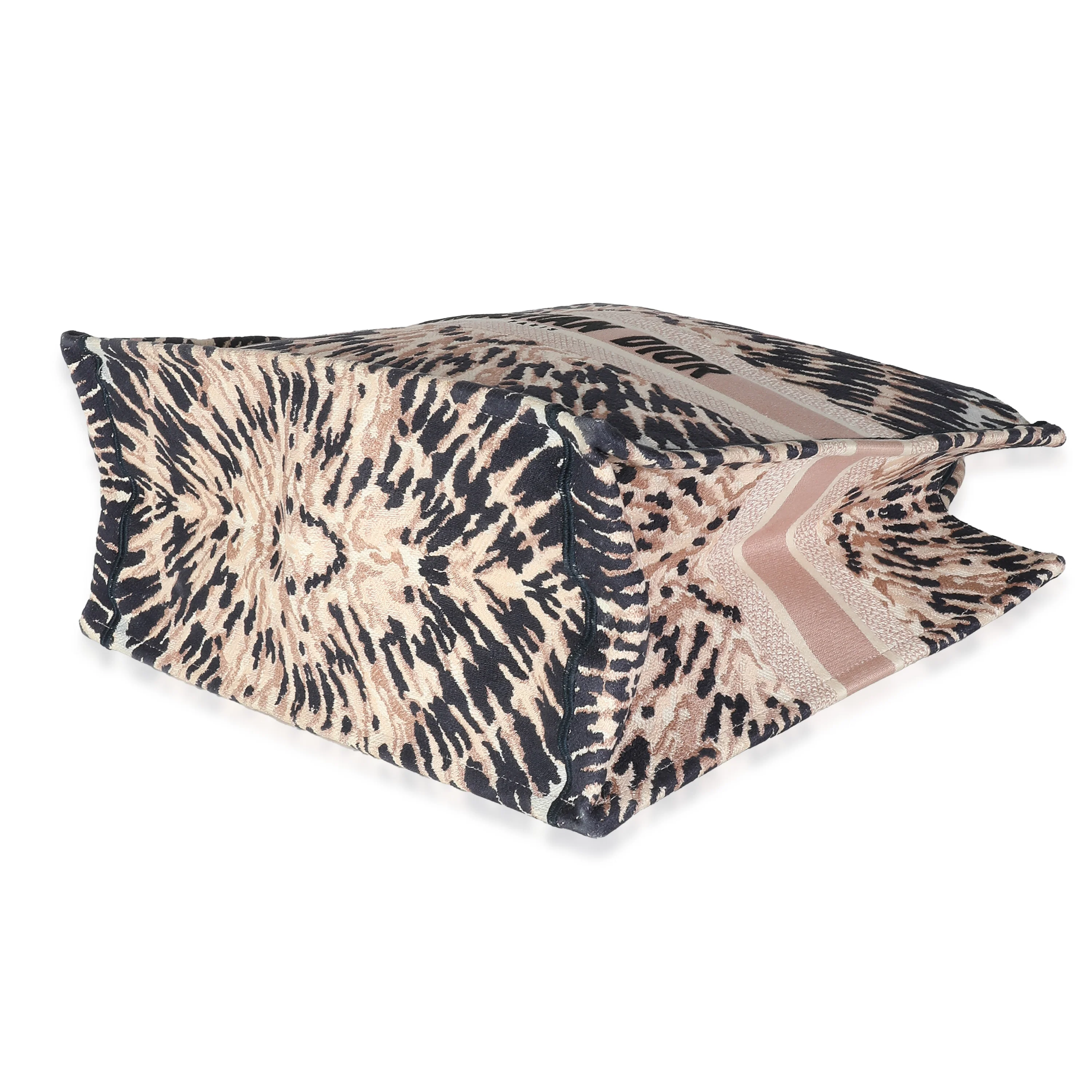 Pink Multicolor Tie Dye Large Book Tote - Image 6