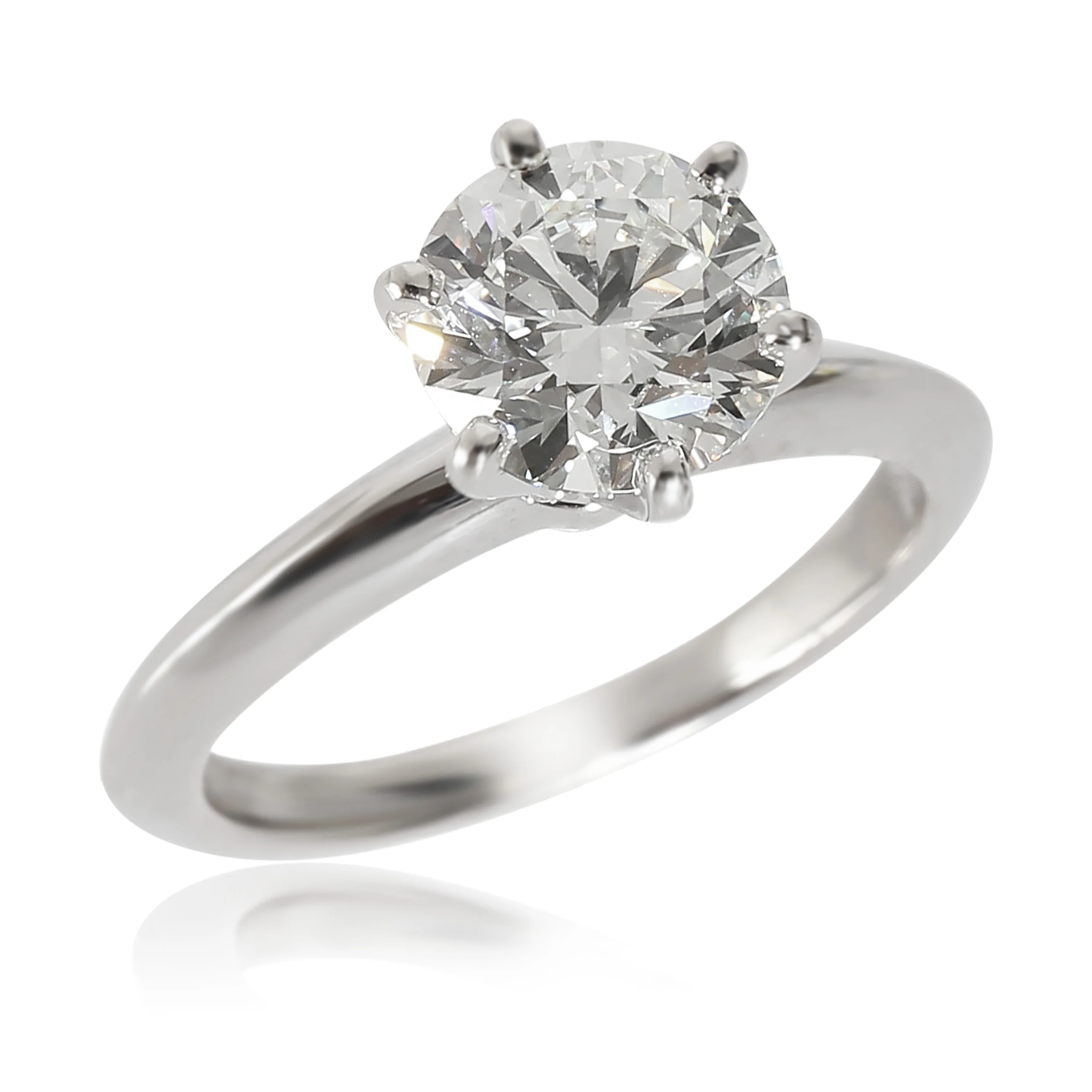 Diamond Engagement Ring in Platinum I VS1 1.38 CTW - Image 3