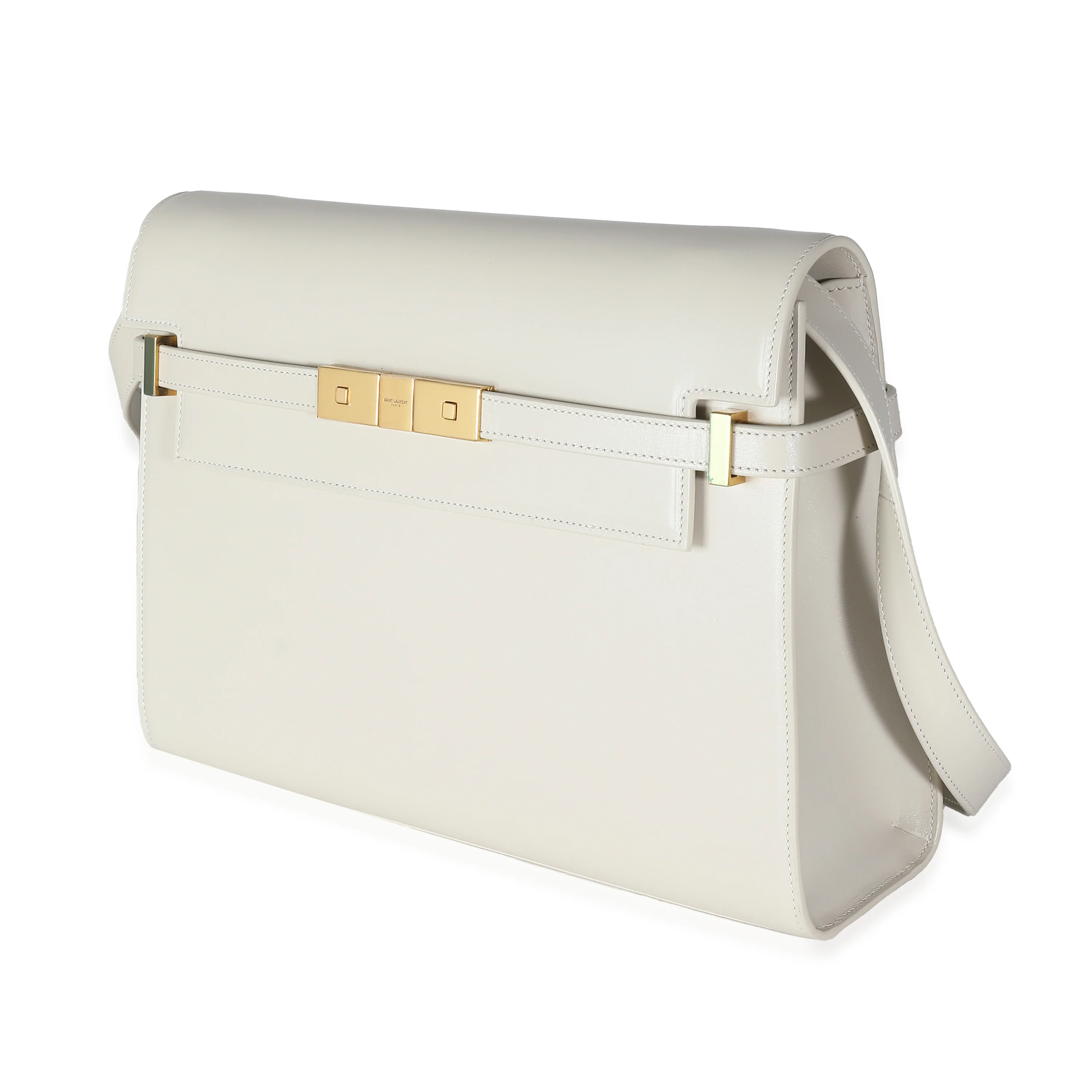 Crema Calfskin Medium Manhattan Shoulder Bag - Image 3