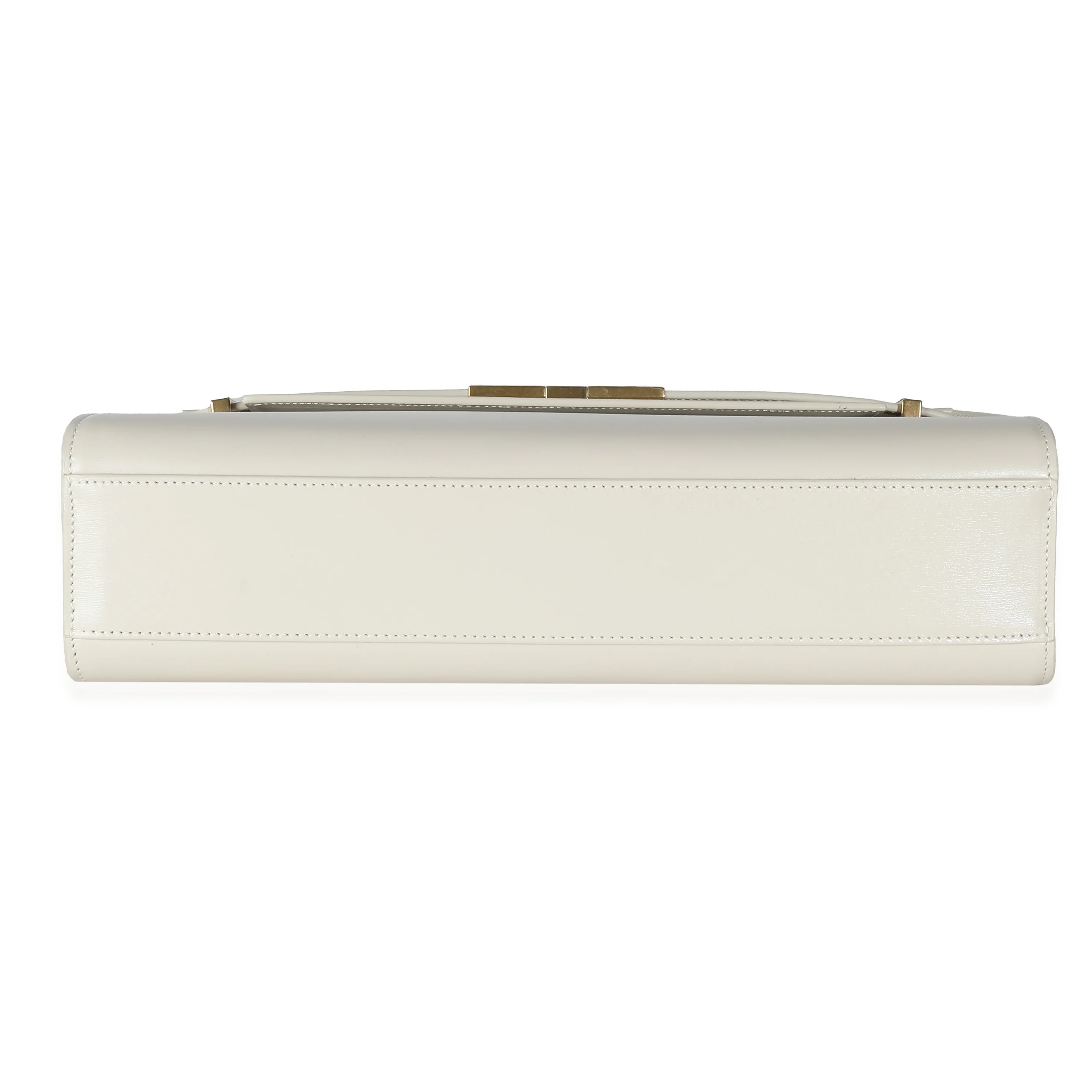 Crema Calfskin Medium Manhattan Shoulder Bag - Image 6