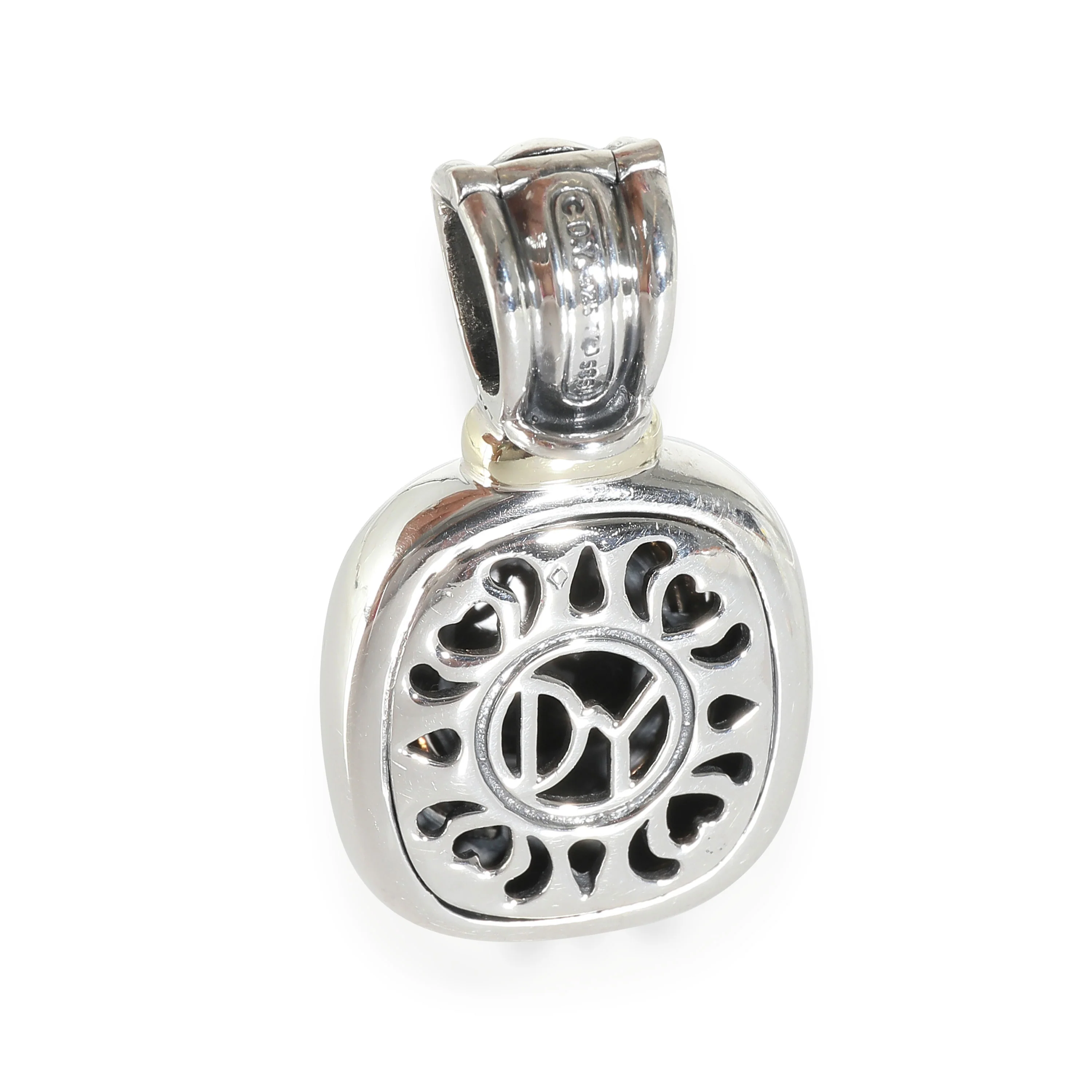 Albion Onyx Enhancer Pendant in 14k Yellow Gold/Sterling Silver - Image 3