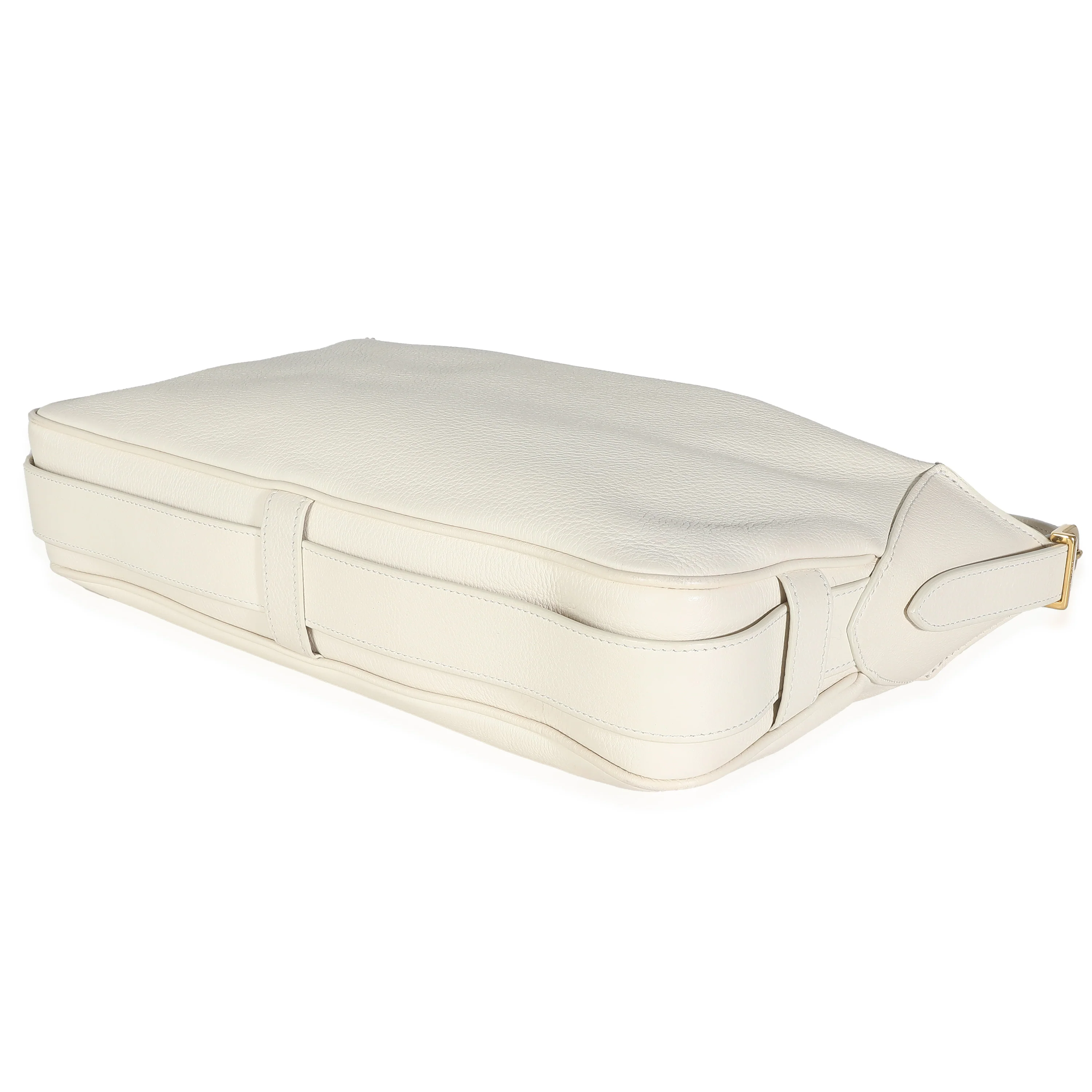 White Supple Calfskin Medium Romy - Image 4