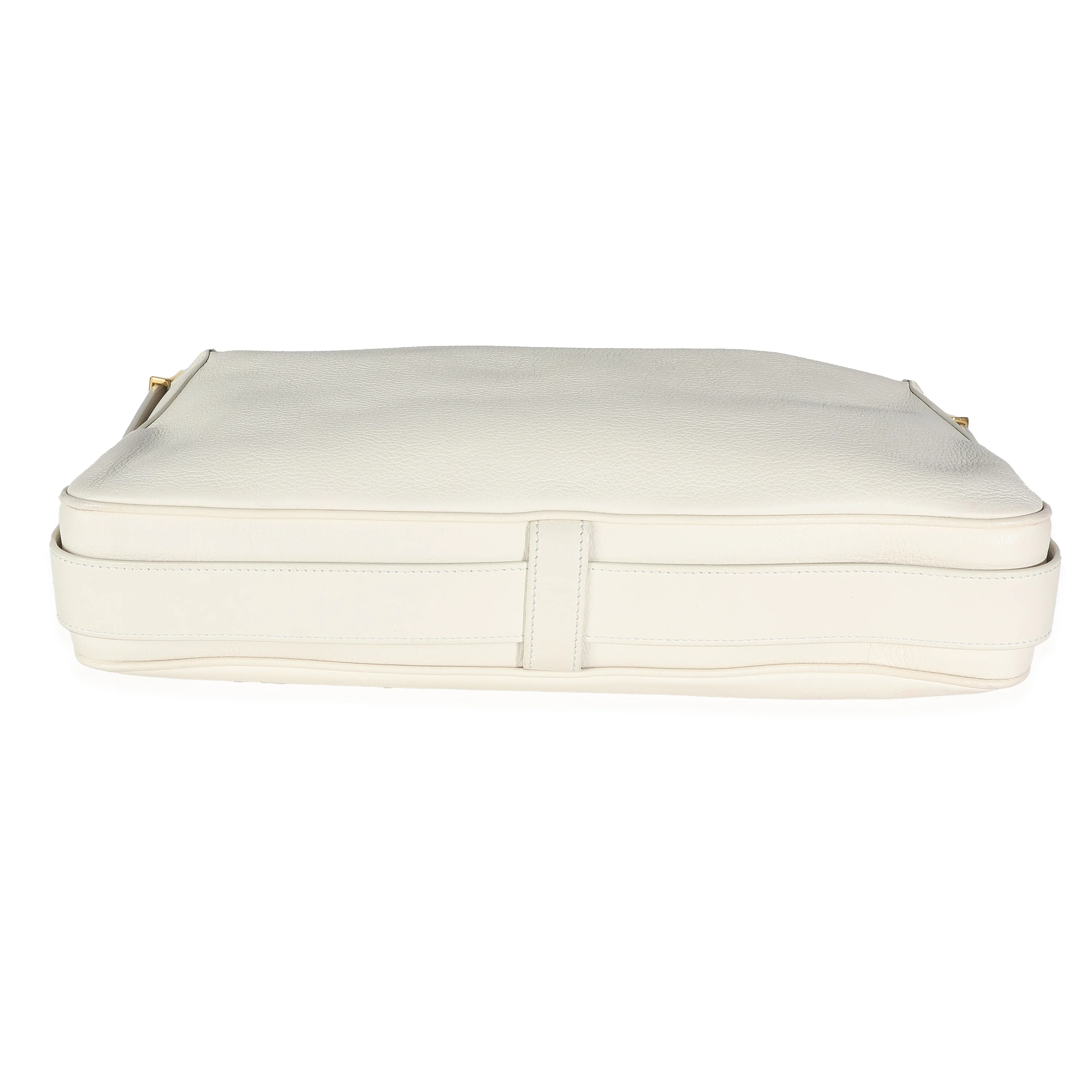 White Supple Calfskin Medium Romy - Image 5