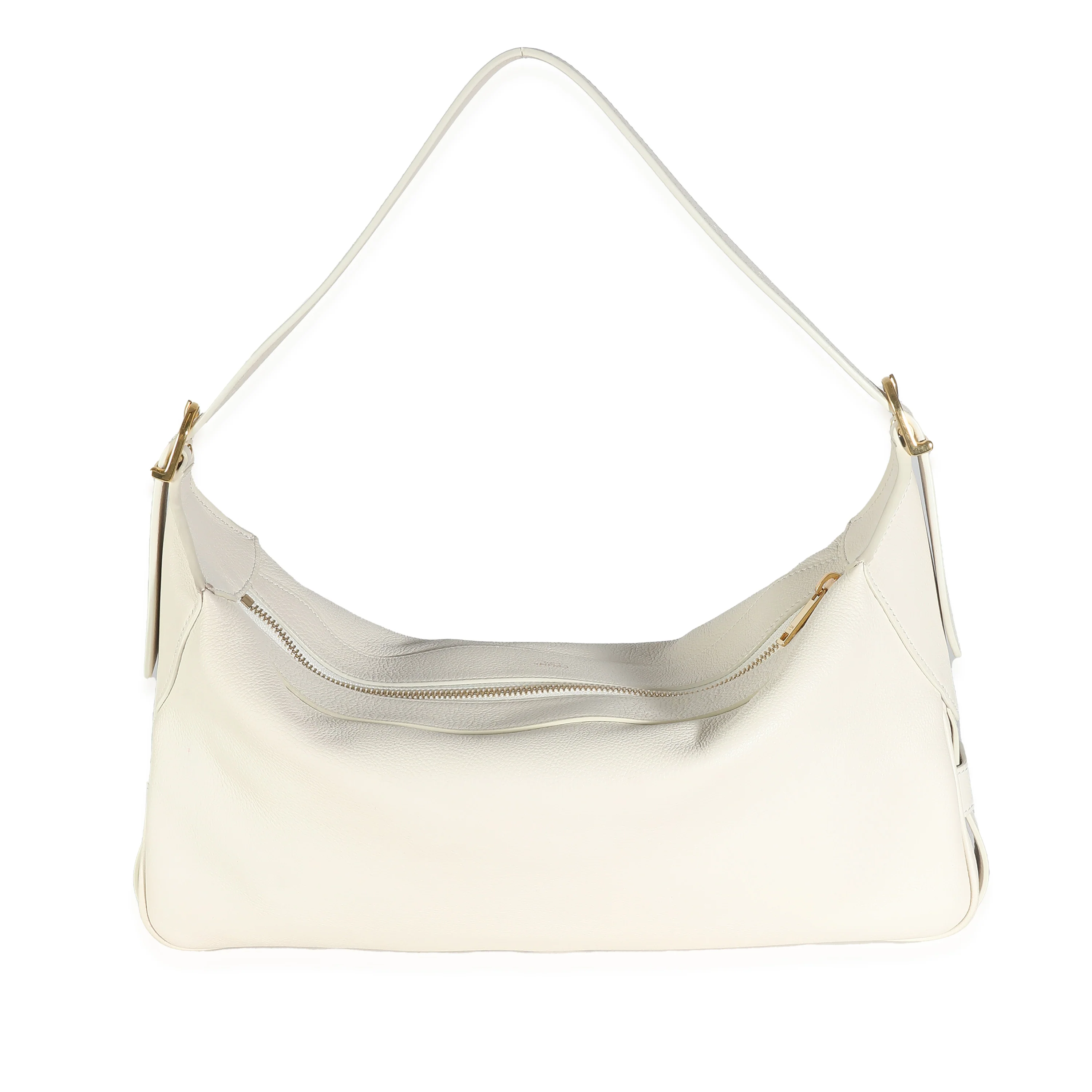 White Supple Calfskin Medium Romy - Image 6