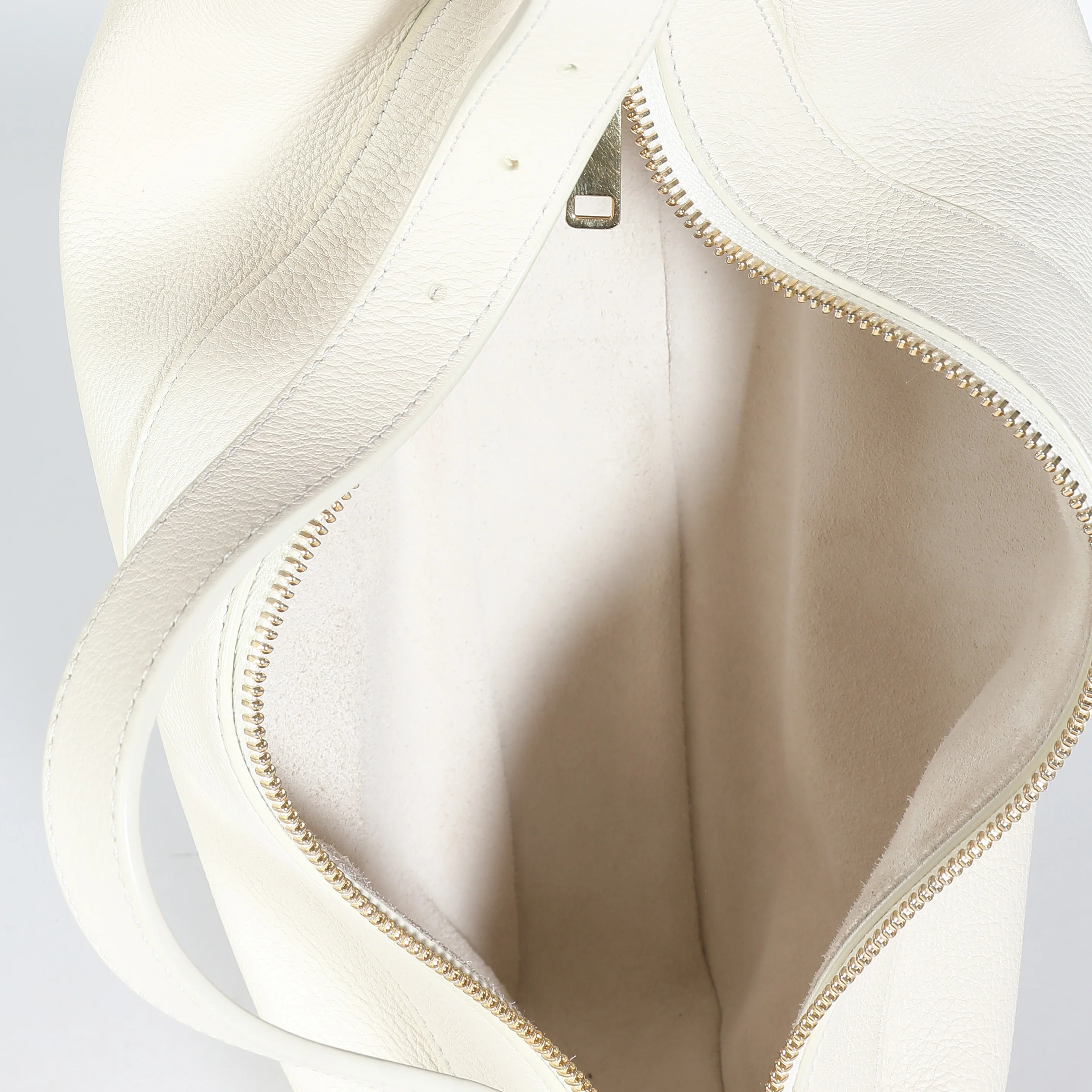 White Supple Calfskin Medium Romy - Image 9
