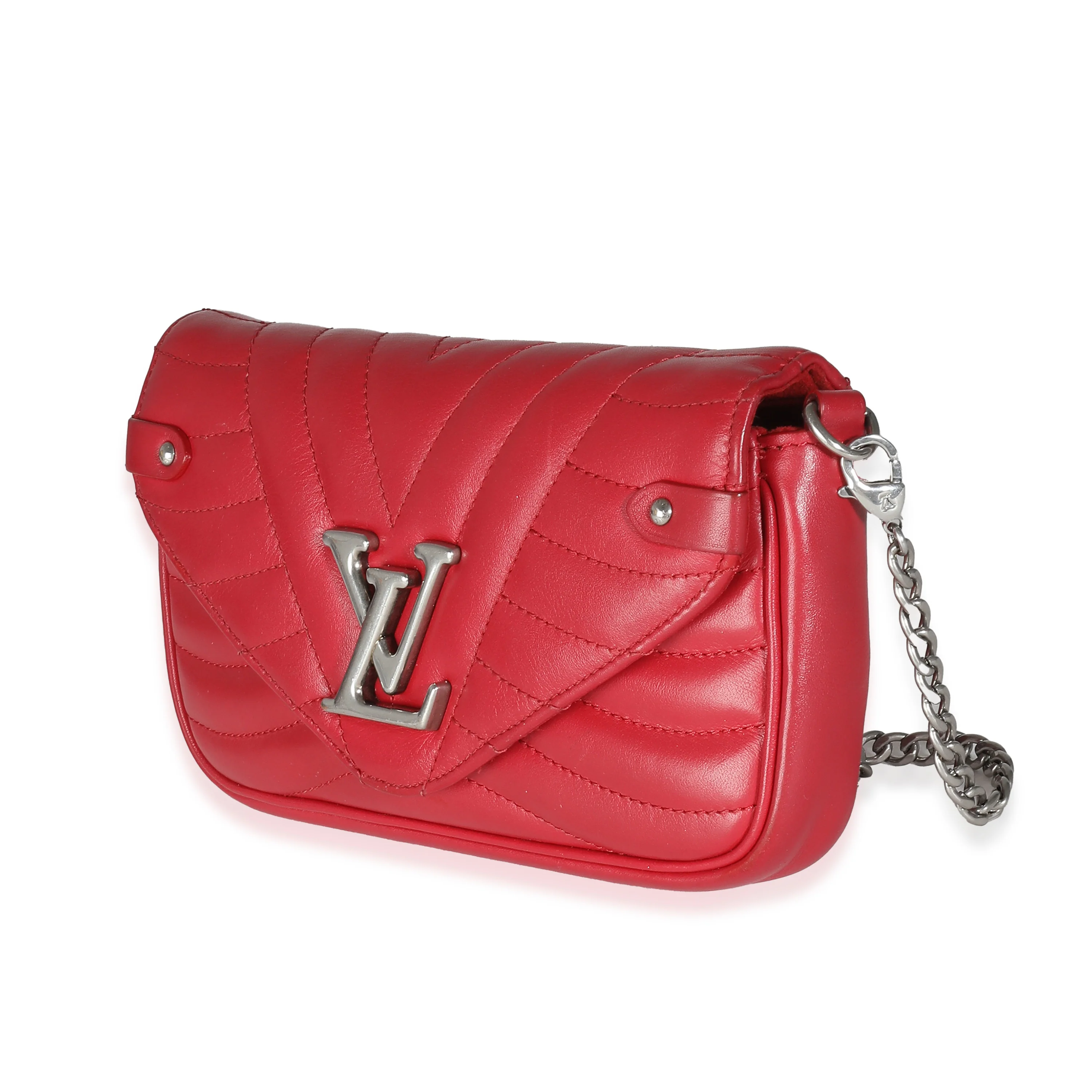 Scarlet Calfskin New Wave Chain Pochette - Image 2