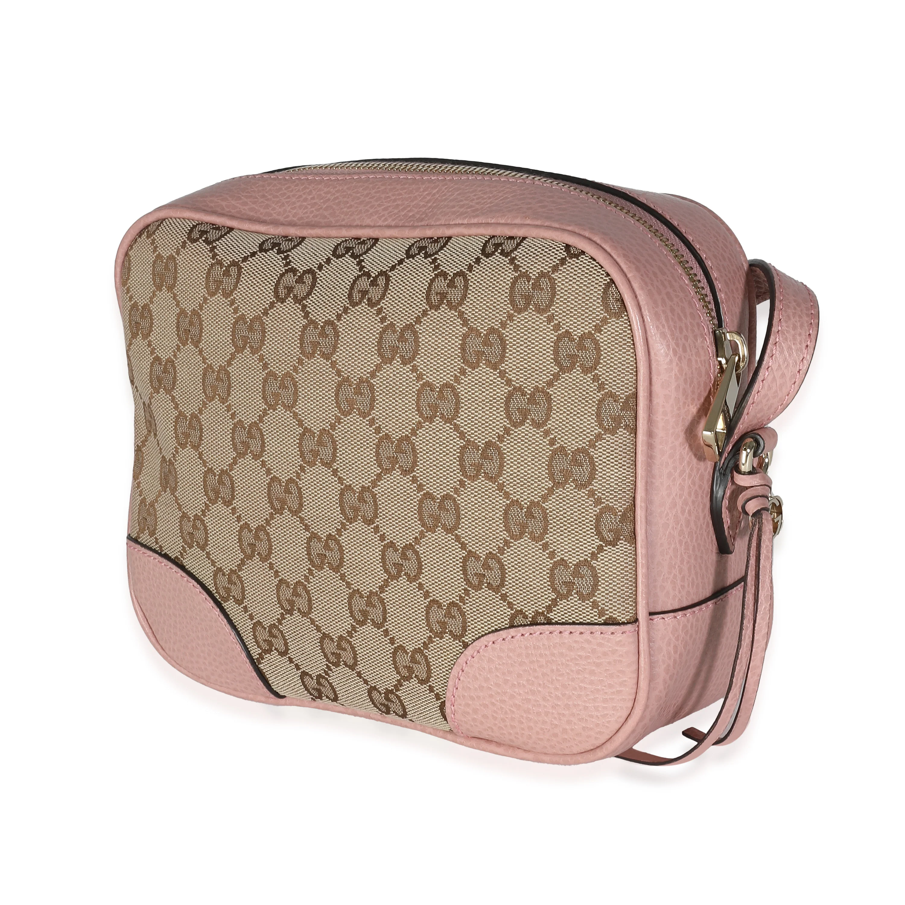 Pink Dollar Calfskin GG Canvas Mini Bree Messenger - Image 2