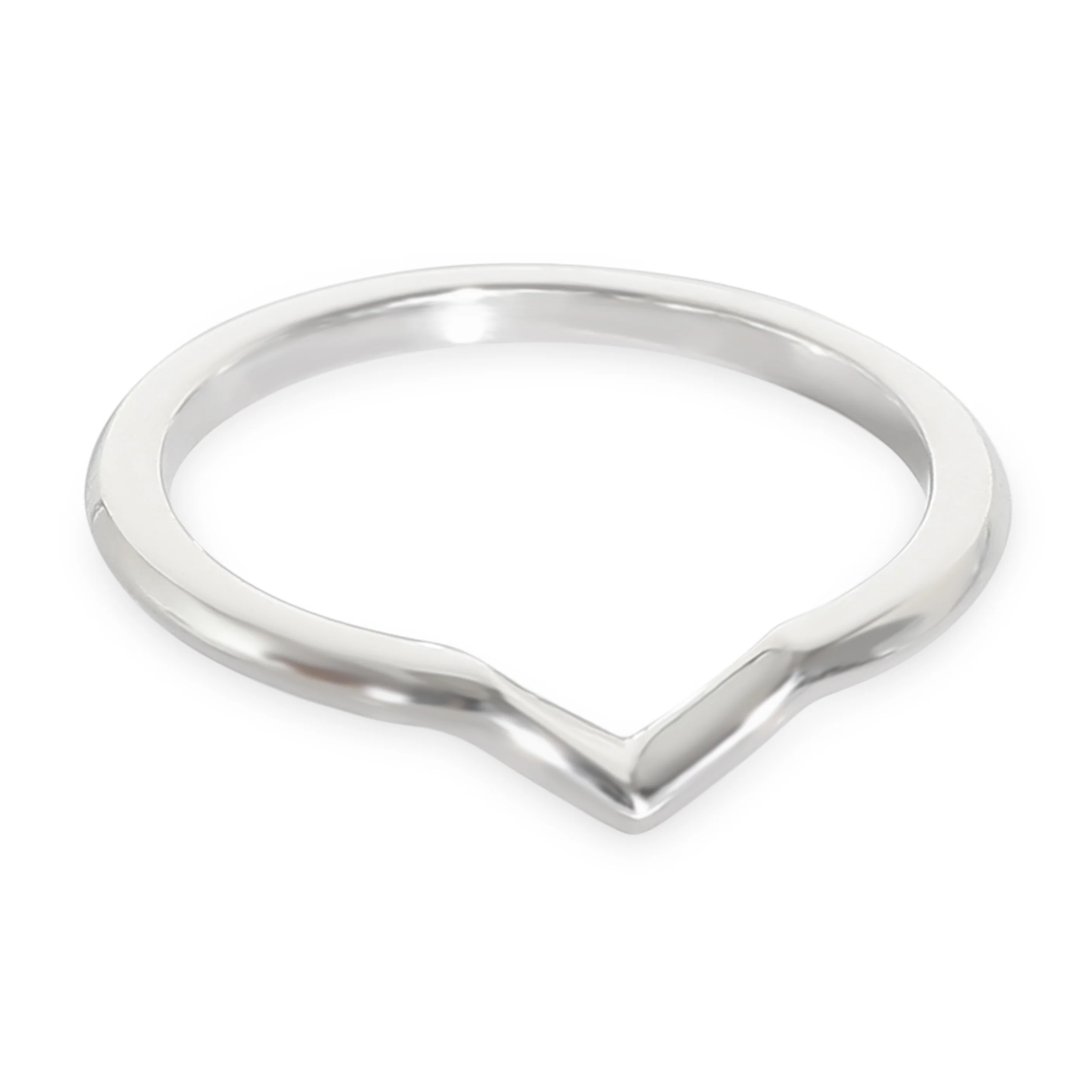 Tiffany Setting V Band in Platinum