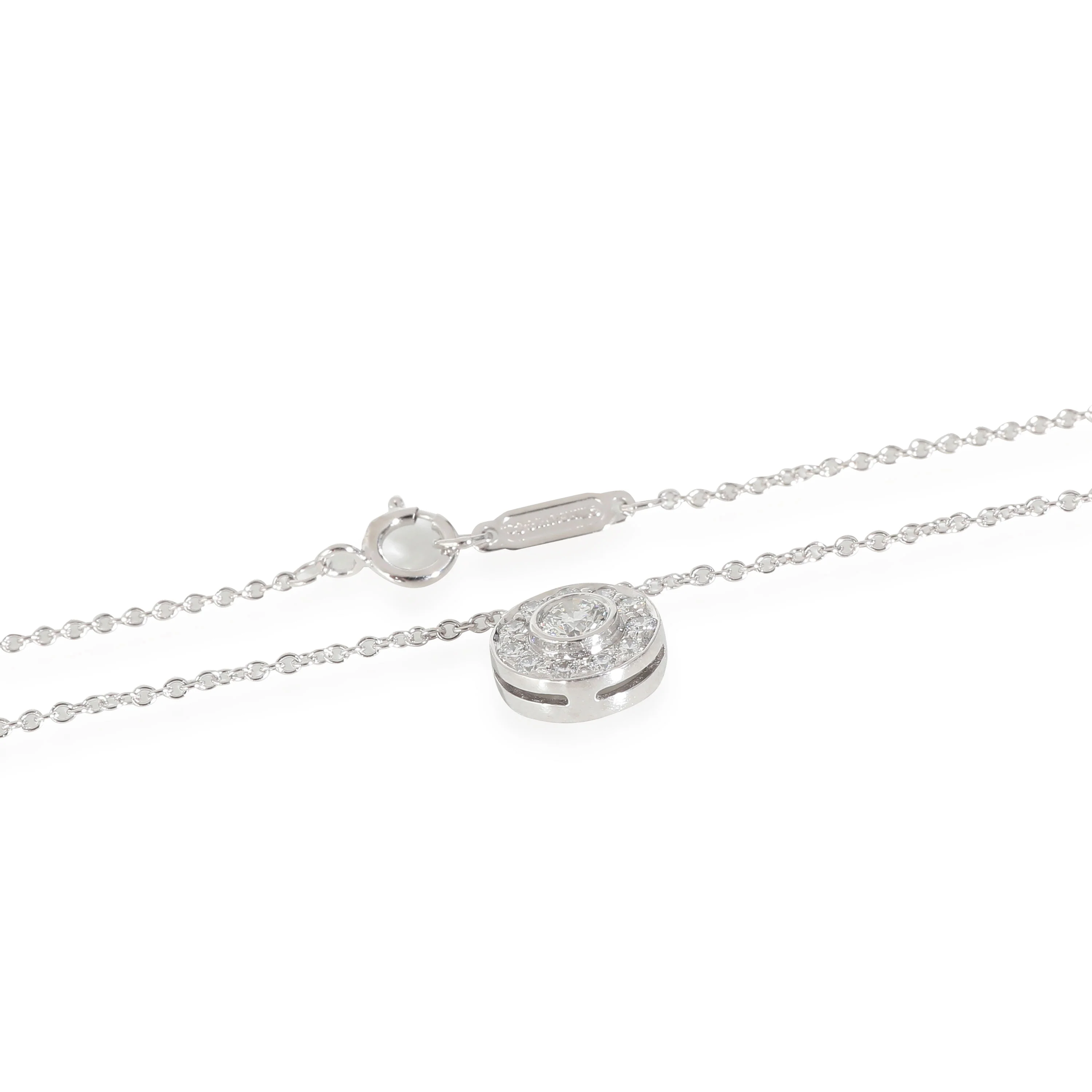 Diamond Circlet Pendant in Platinum 0.25 CTW - Image 3