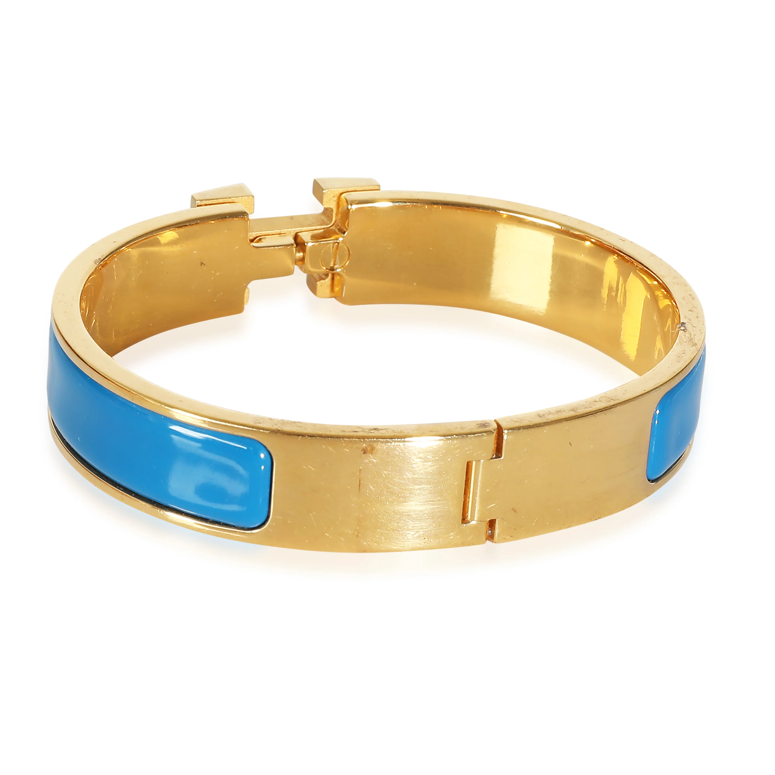 Clic H Blue Bracelet in Bleu Cielo - Image 3