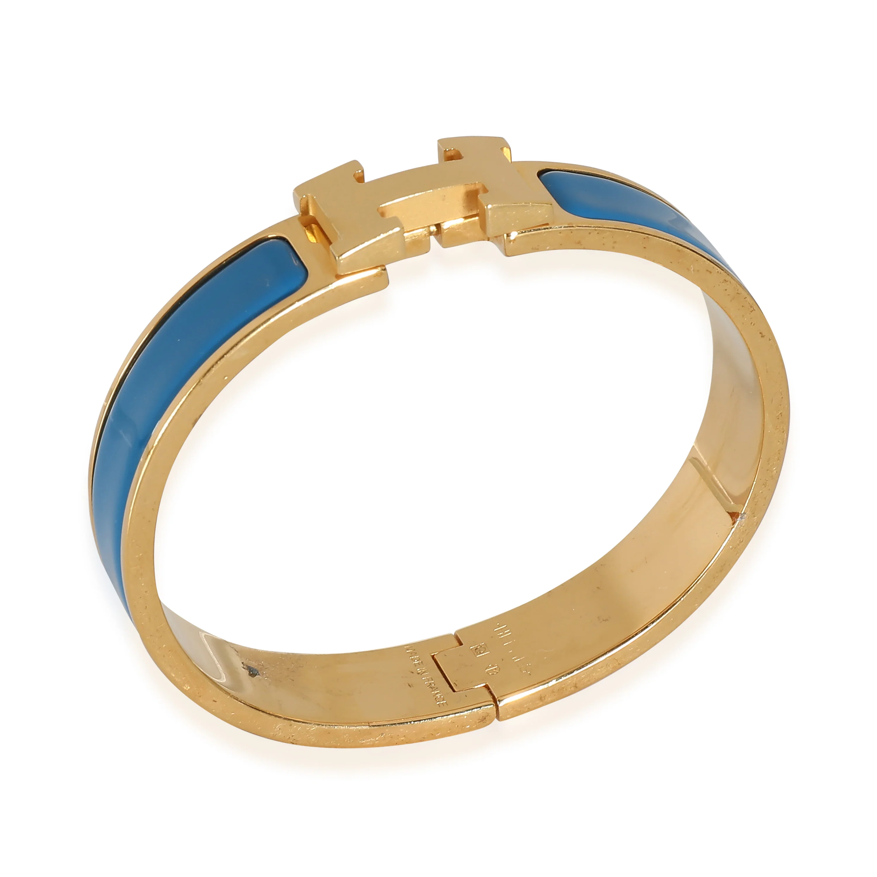 Clic H Blue Bracelet in Bleu Cielo - Image 4