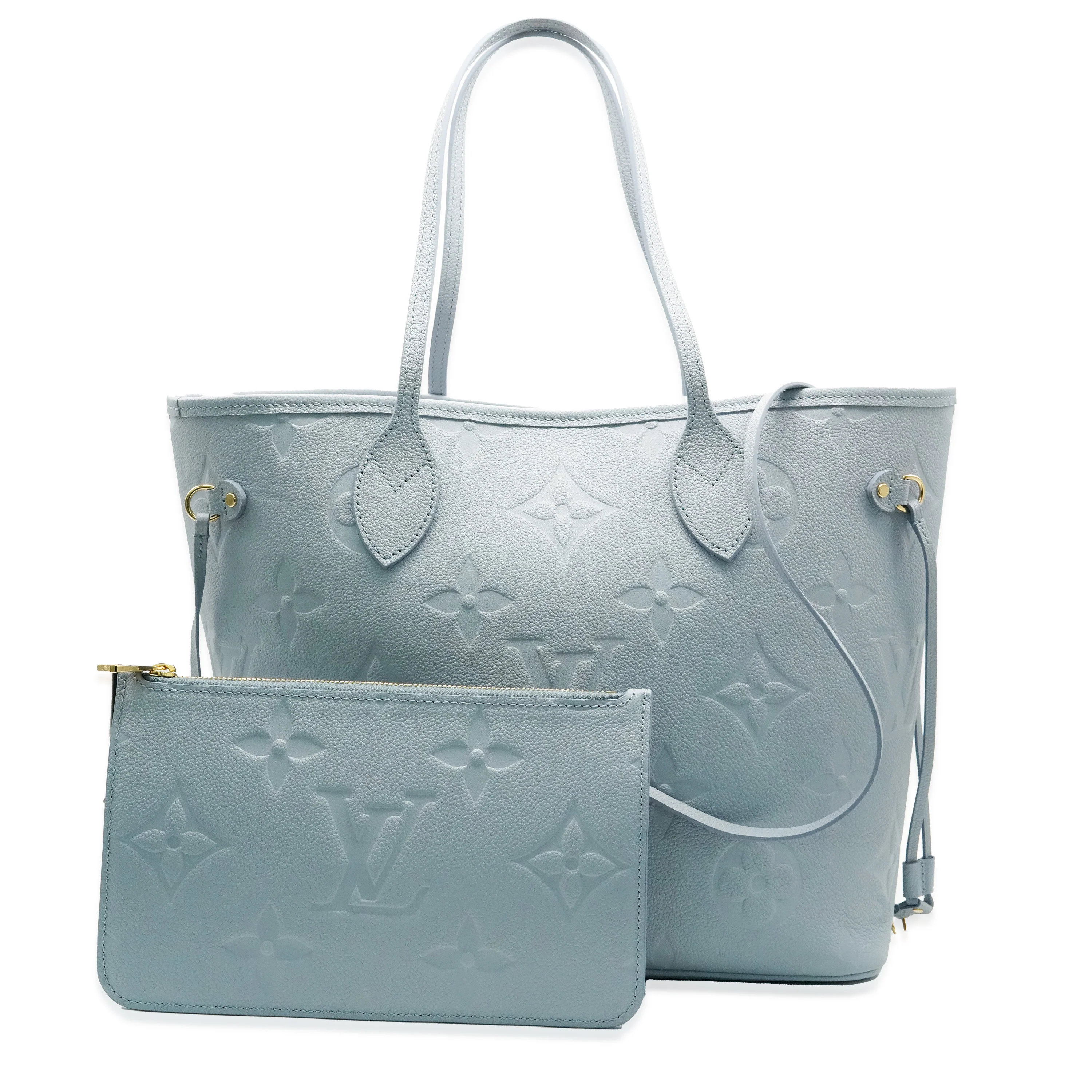Blue Hour Giant Monogram Empreinte Neverfull MM